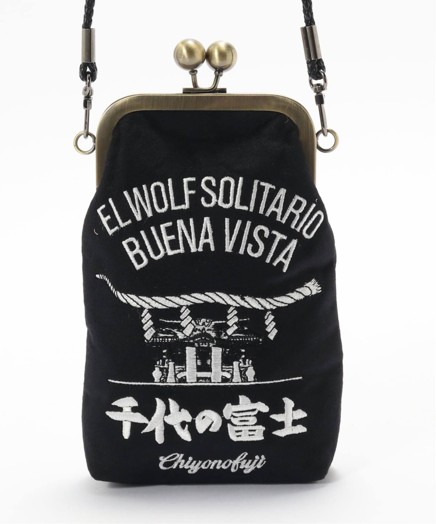 千代の富士×BUENA VISTA】がま口 pochette ウルフ（ショルダーバッグ