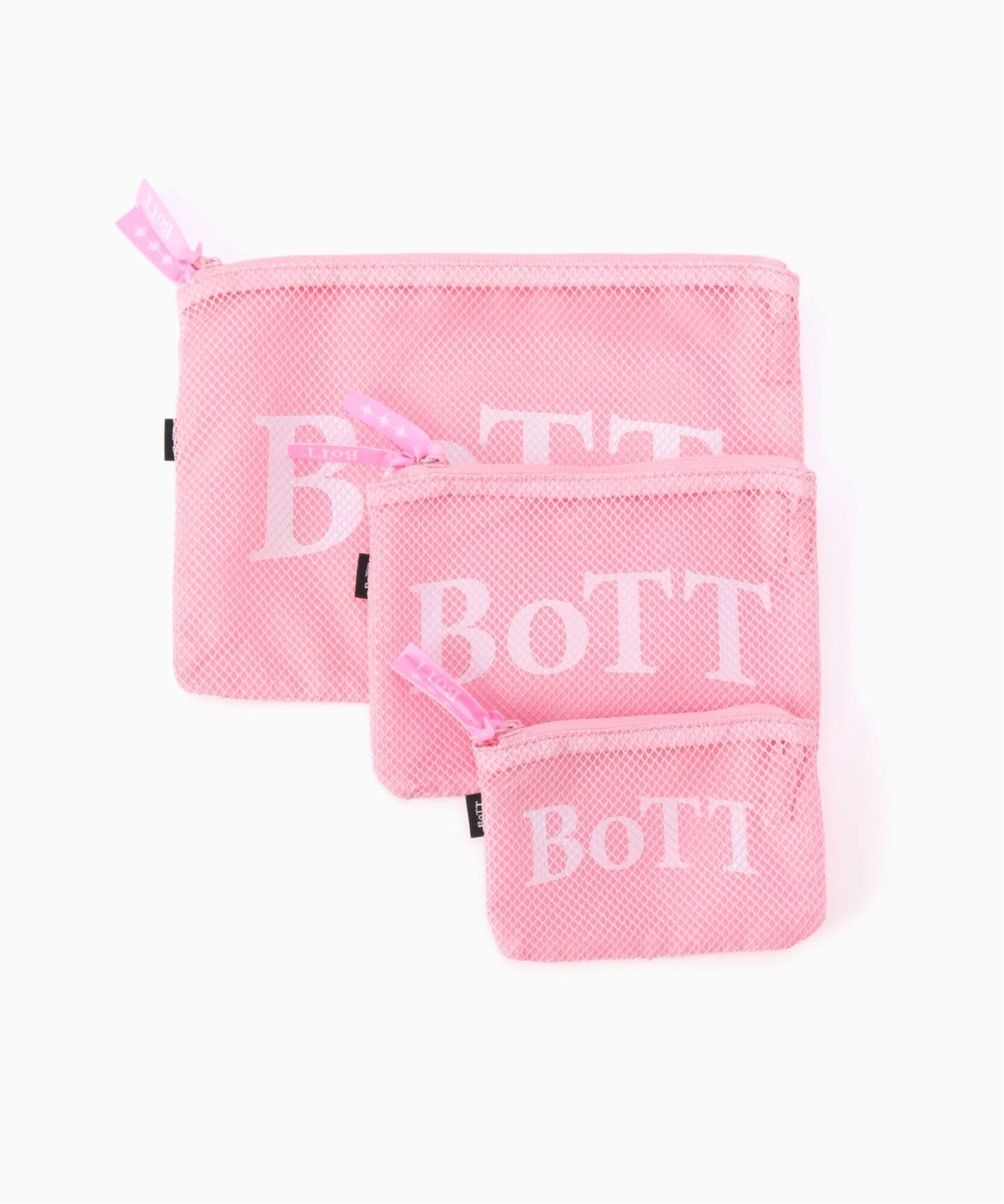 バッグ BoTT Mesh Pouch Set Pink BoTT(ボット) / Mesh Pouch Set | 公式通販・JACK in the NET