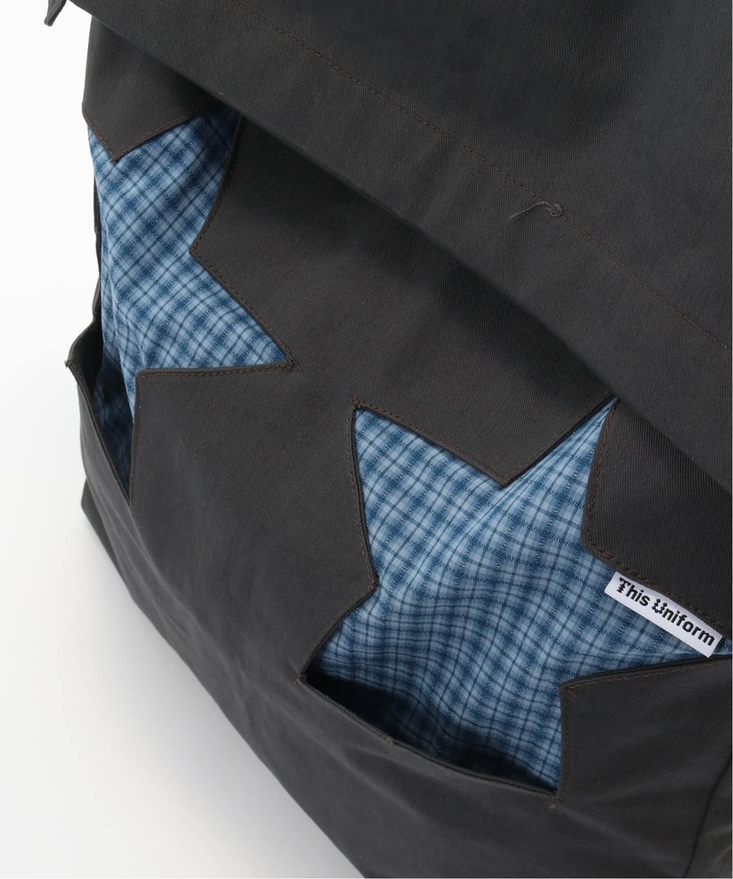 This Uniform / ディス ユニフォーム CHARCOAL STAR BAG（ショルダー