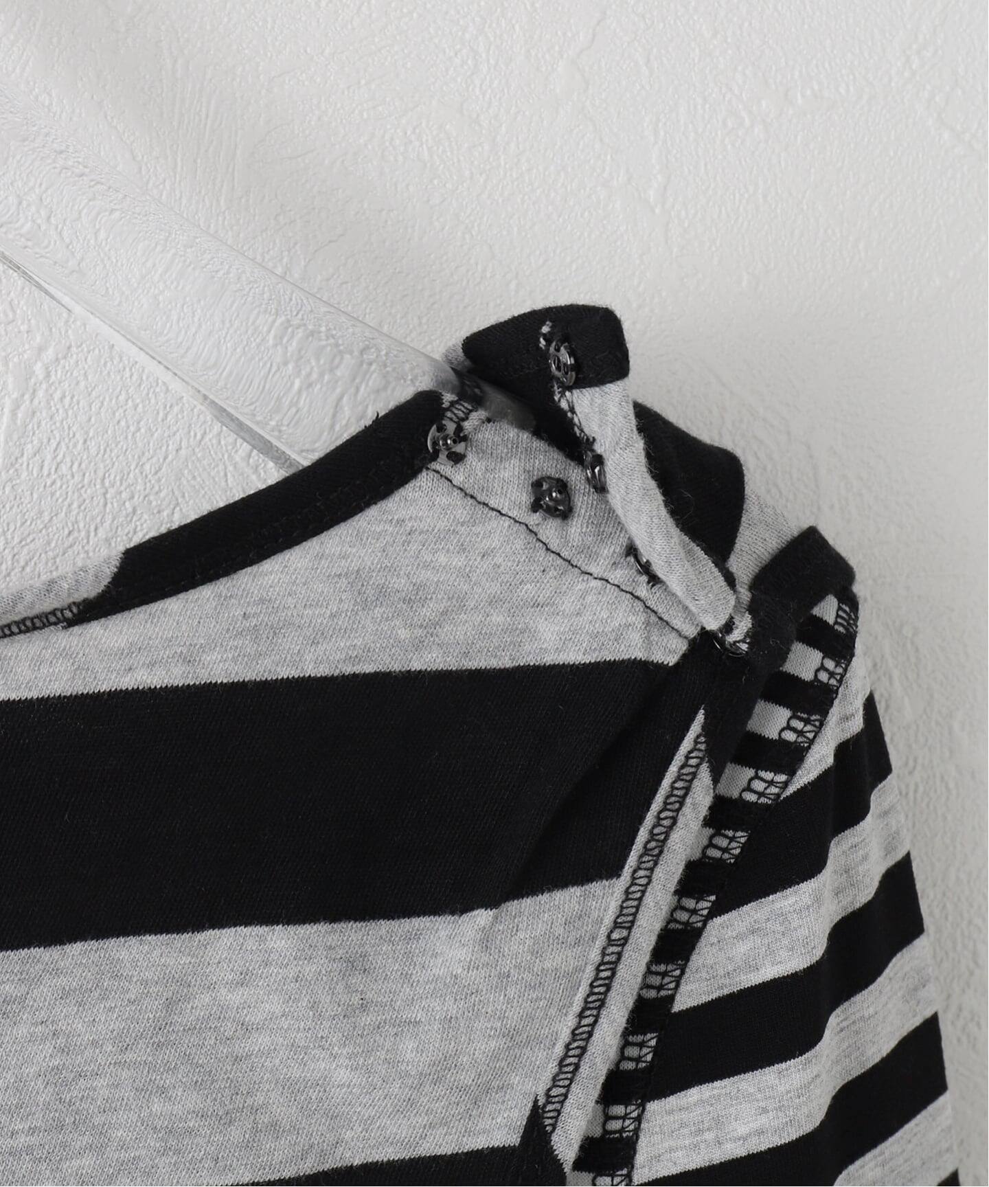 トップス OPEN YY STRIPE CONVERTIBLE HOOK TOPDRESS Geek Office / ギークオフィス】OPEN YY / STRIPE CONVERTIBLE HOOK