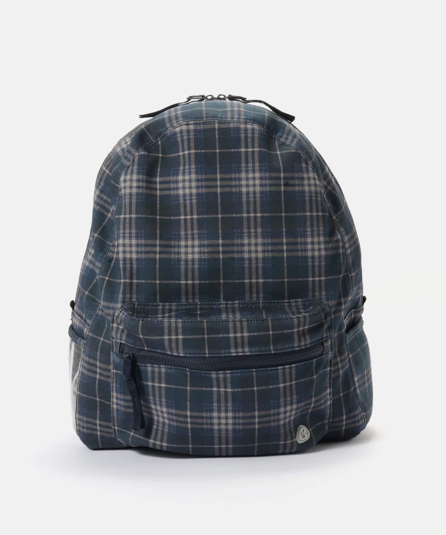 バッグ coyseio CHUNKY SWEAT CHECK BACKPACK NAVY Geek Office / ギークオフィス】COYSEIO / CHUNKY SWEAT CHECK