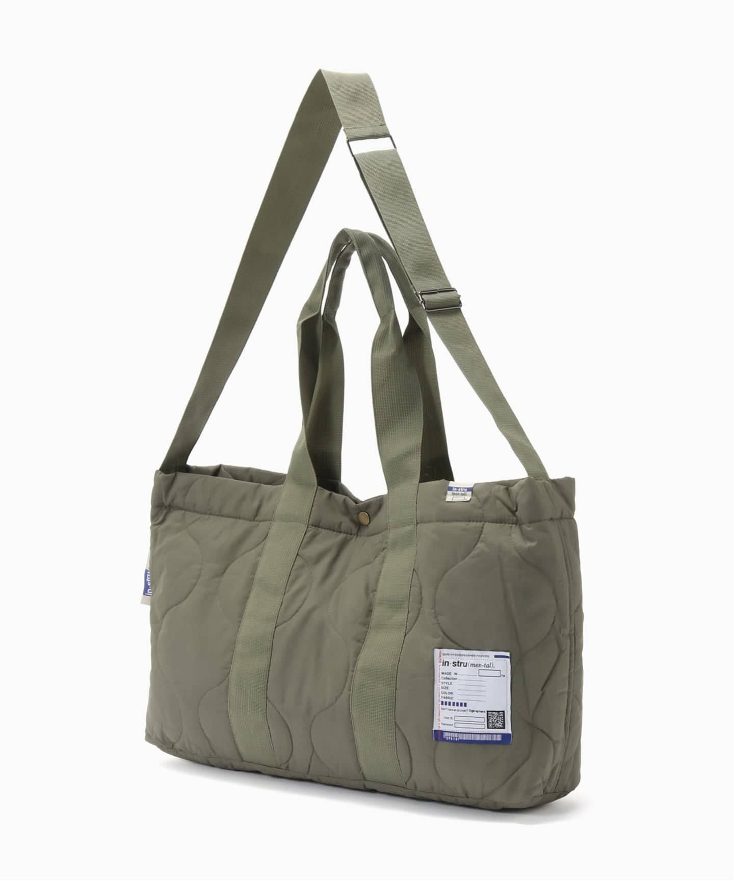 IN STRU(MEN-TAL) / インストルメンタル RIPSTOP QUILT 2WAY BAG