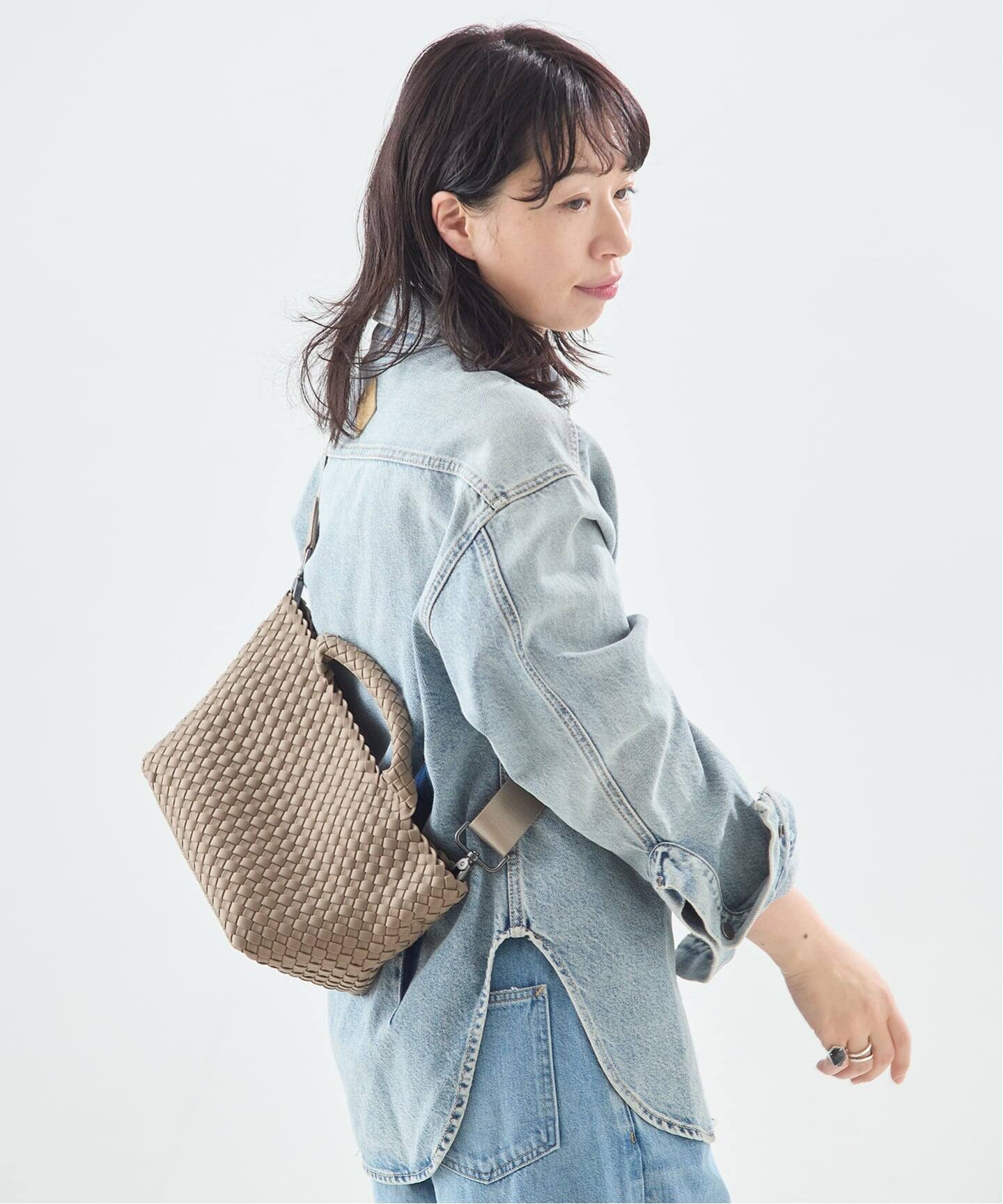NAGHEDI/ナゲディ】ST BARTHS SMALL TOTE：トートバッグ（トートバッグ