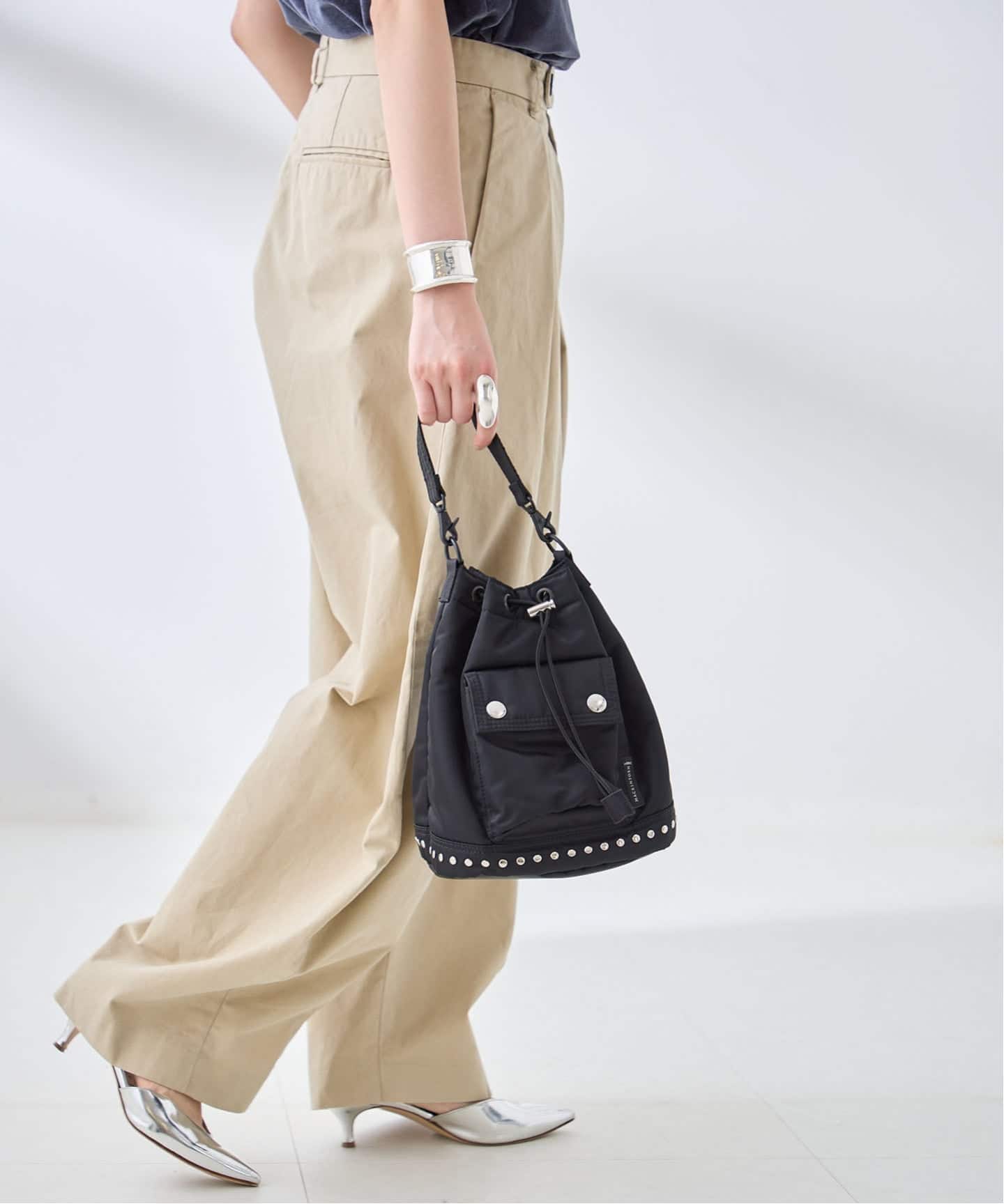 予約》MACKINTOSH/マッキントッシュ DRAWSTRING BUCKET STUDS バッグ