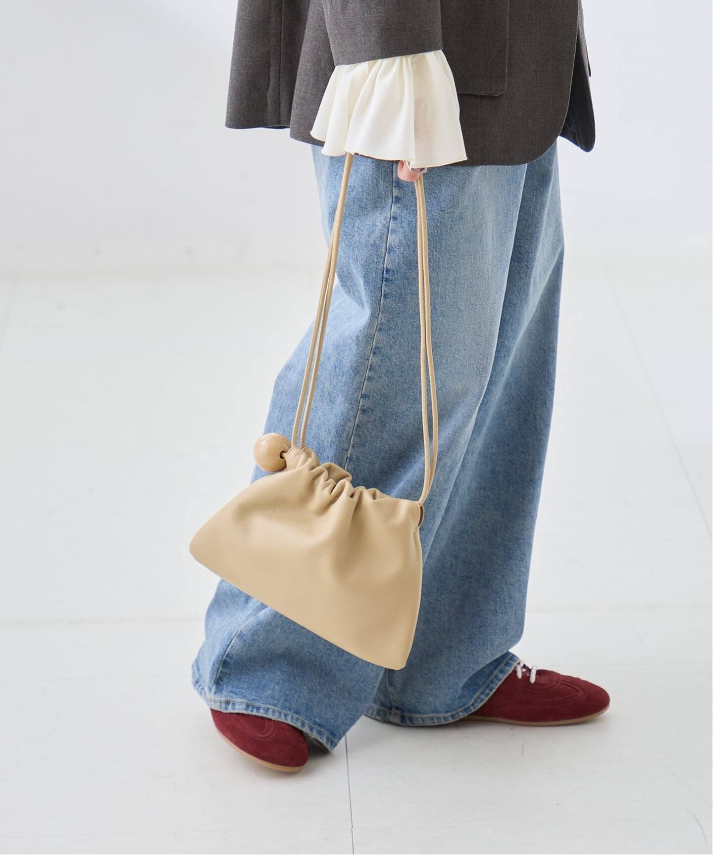 予約》Bucket Baggage/バケットバゲージ Ball Charm Soft Mini バッグ 