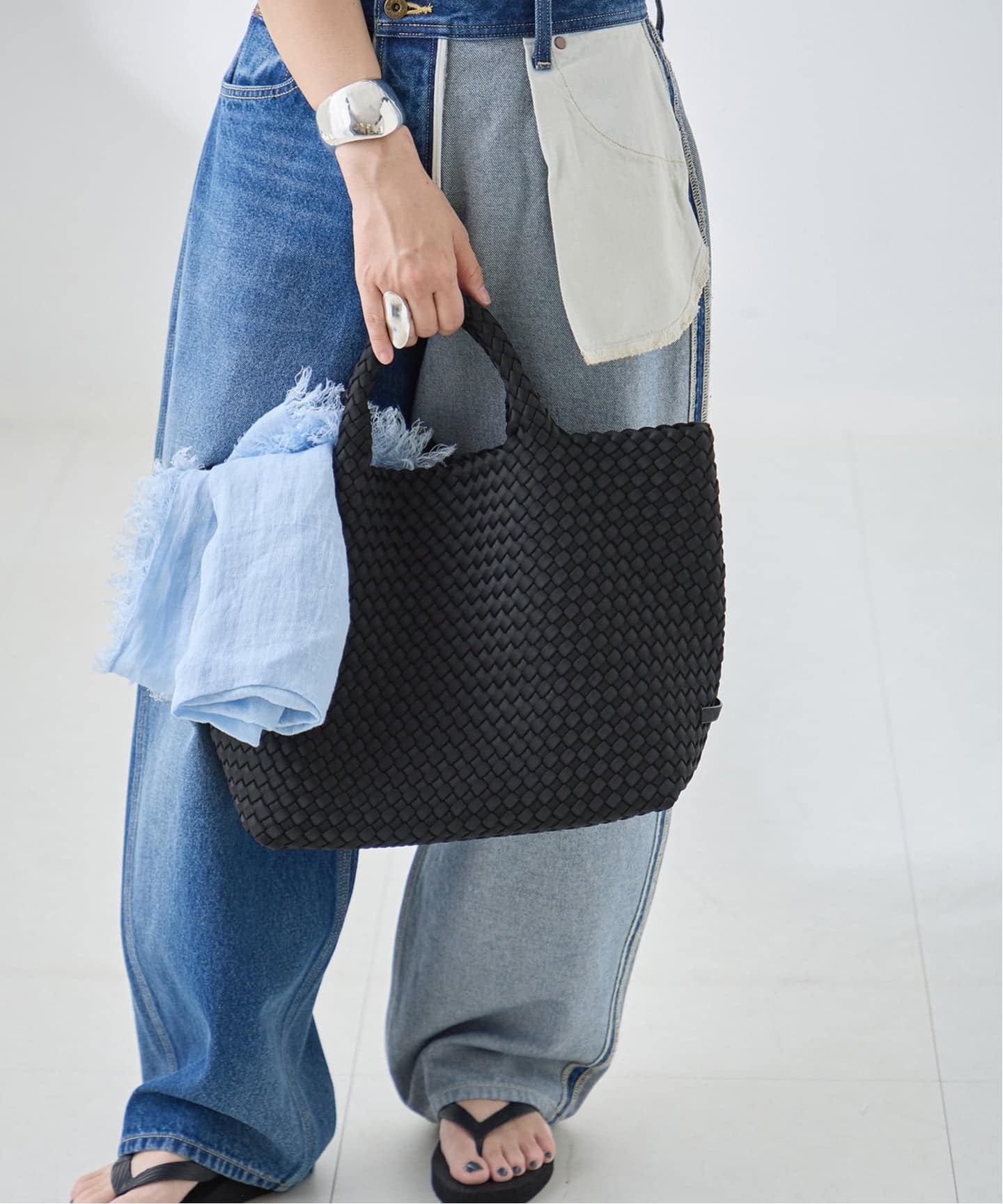 予約》NAGHEDI/ナゲディ ST BARTHS MIDIUM TOTE トートバッグ（トート