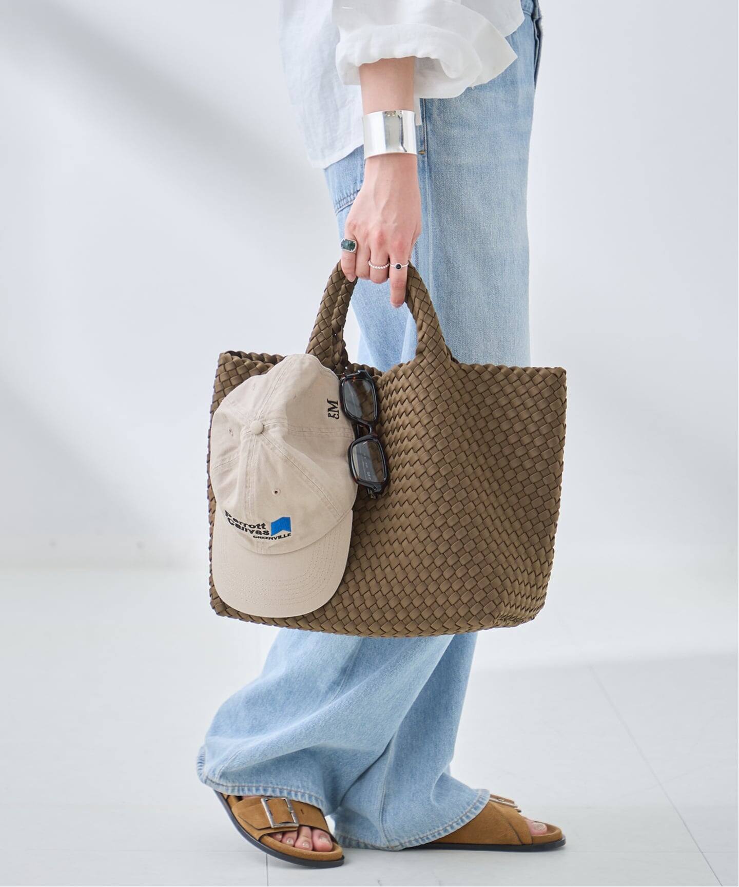 NAGHEDI/ナゲディ ST BARTHS MIDIUM TOTE トートバッグ（トートバッグ 