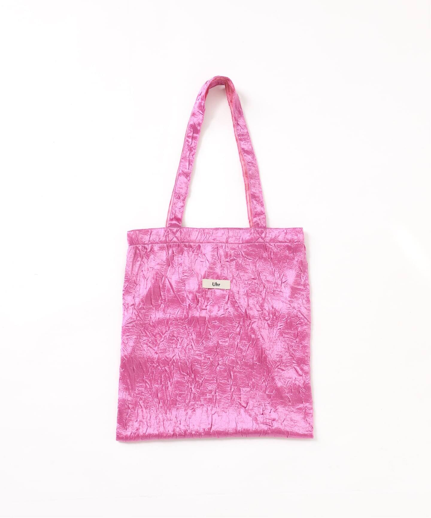 予約》Uhr/ウーア Crush Satin Tote トートバッグ（トートバッグ