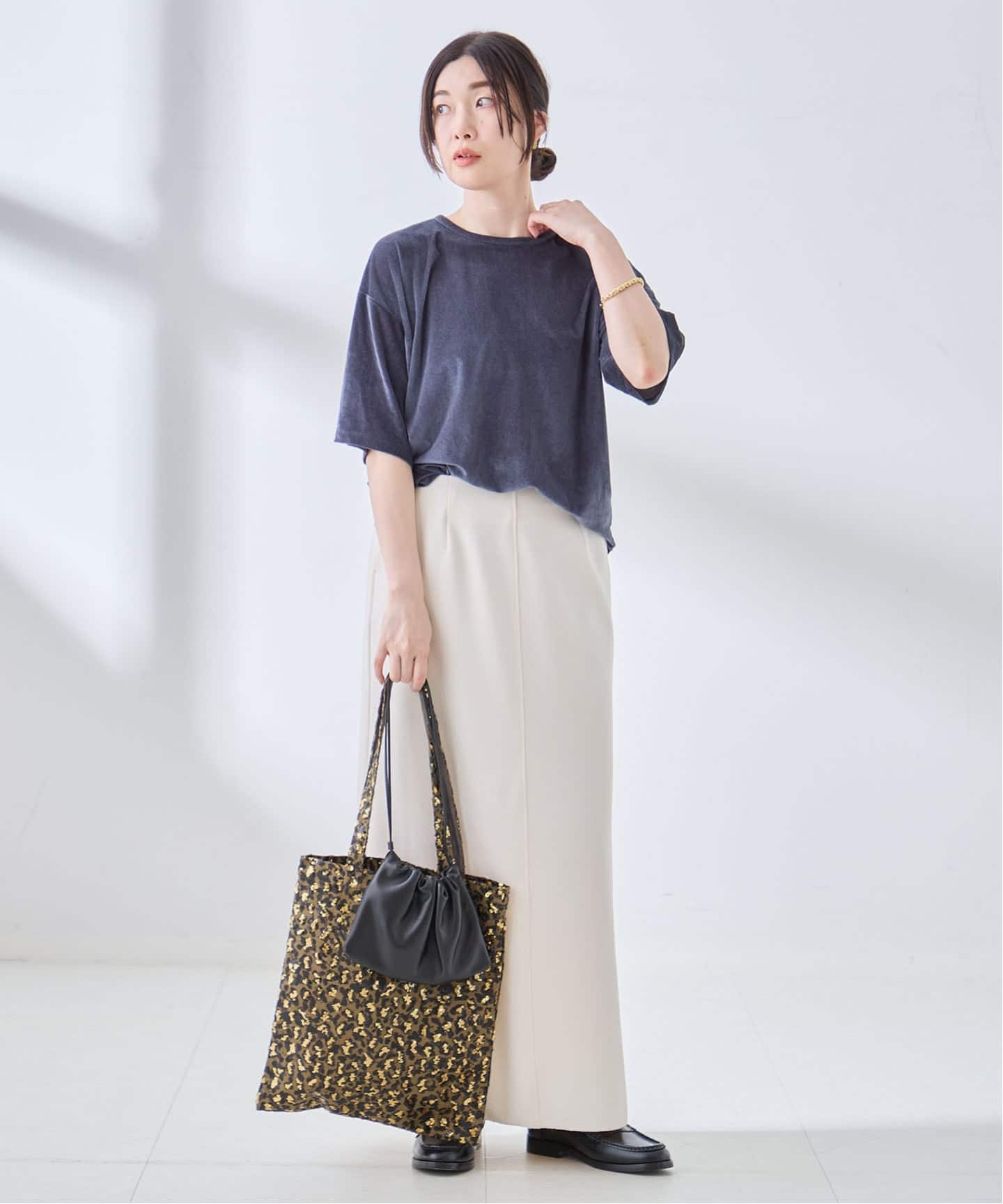 Uhr/ウーア Sequin Leopard Tote トートバッグ（トートバッグ