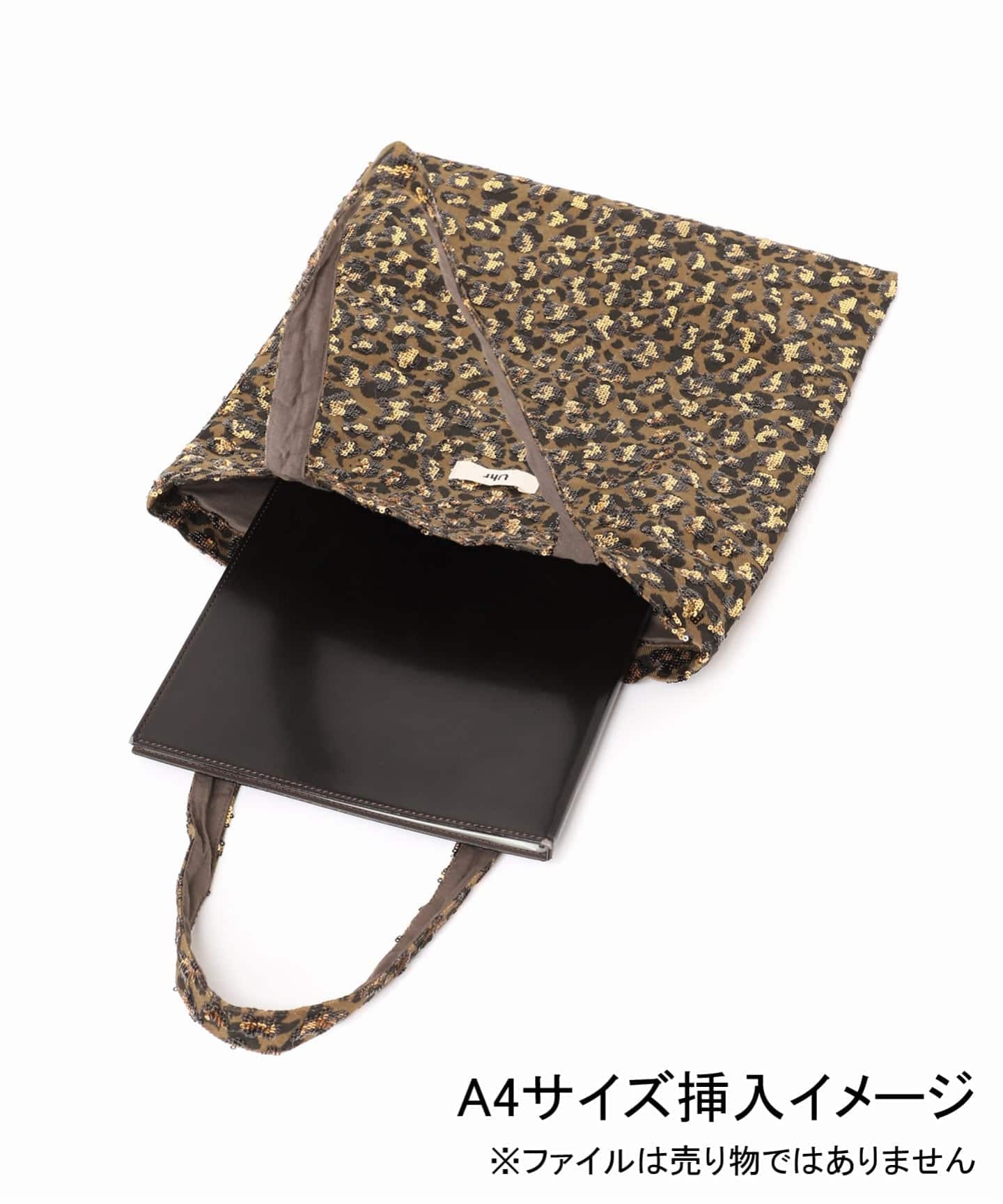 Uhr/ウーア Sequin Leopard Tote トートバッグ（トートバッグ