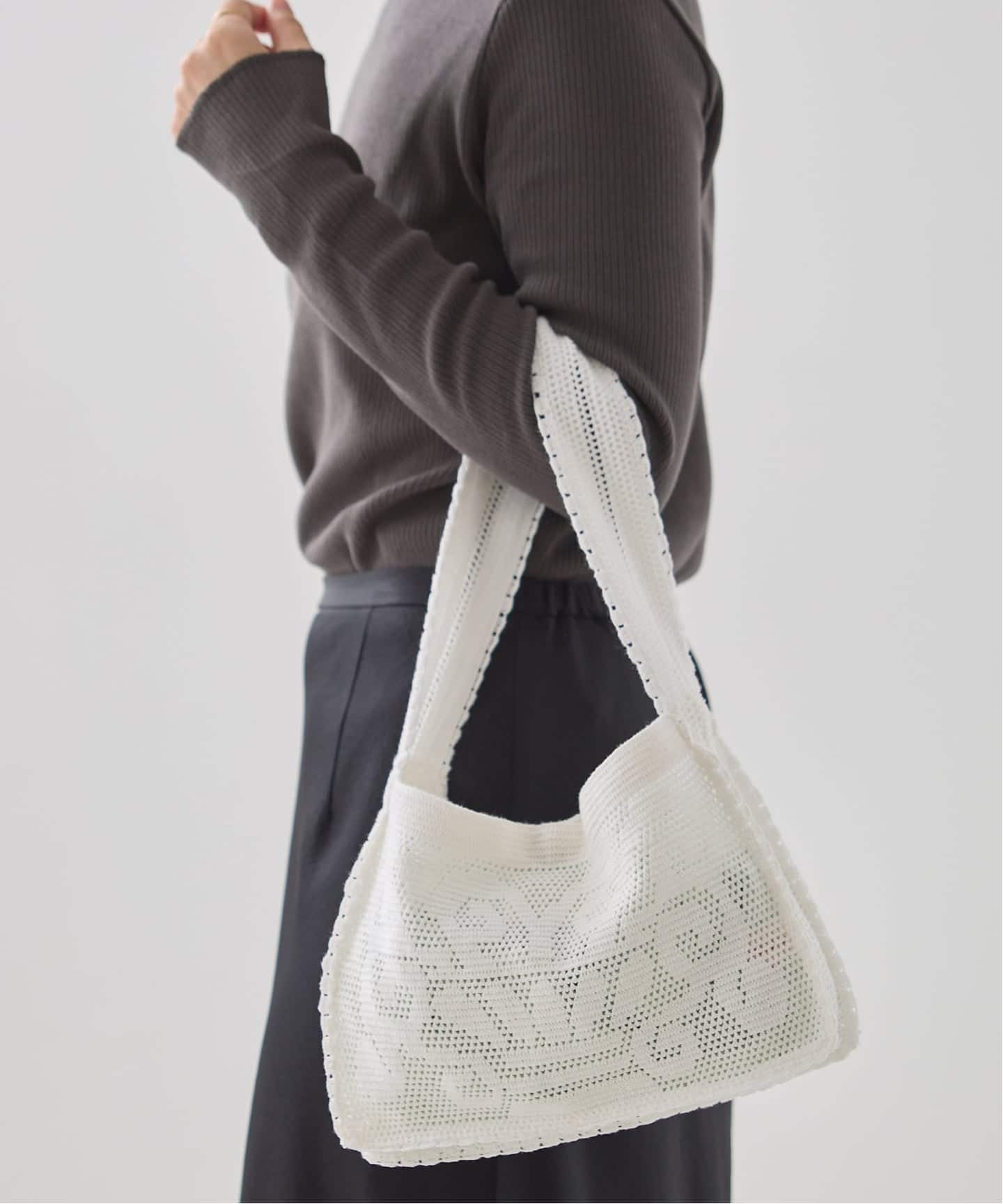 NANANITA/ナナニータ FOUNTAIN CROCHET BAG バッグ（ショルダーバッグ