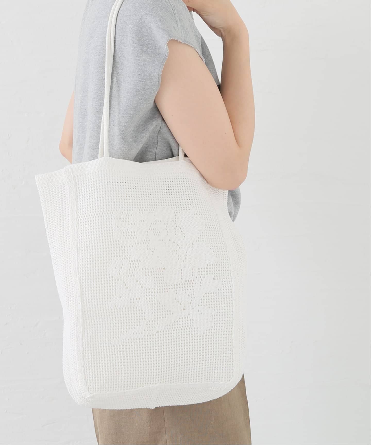 NANANITA/ナナニータ ROSE CROCHET BAG バッグ（ハンドバッグ