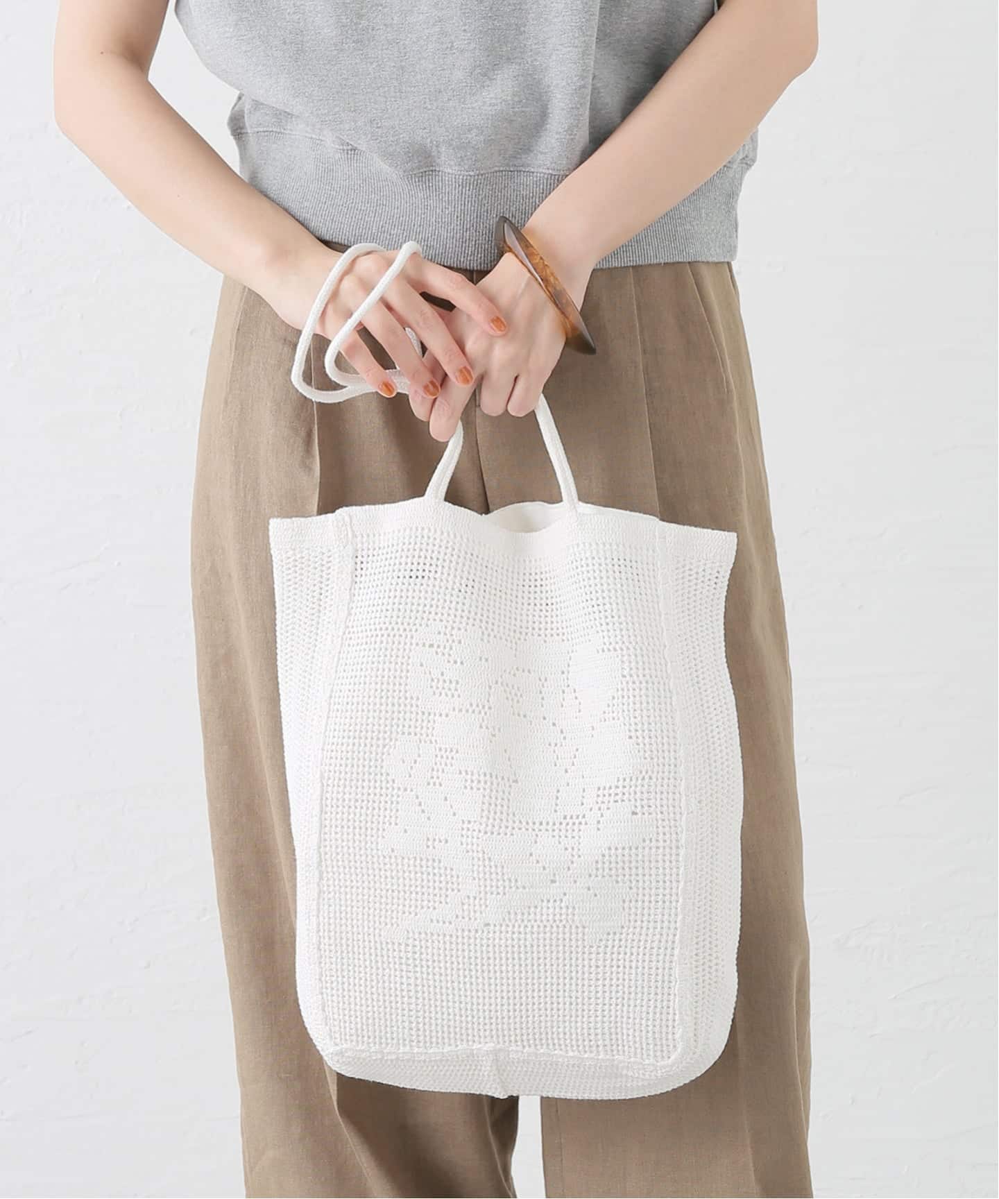 NANANITA/ナナニータ ROSE CROCHET BAG バッグ（ハンドバッグ