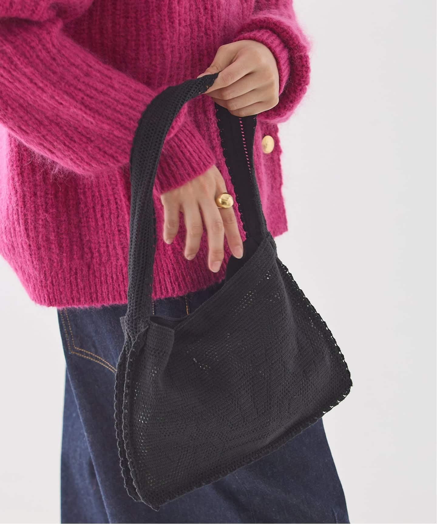 予約》NANANITA/ナナニータ FOUNTAIN CROCHET BAG バッグ（ショルダー