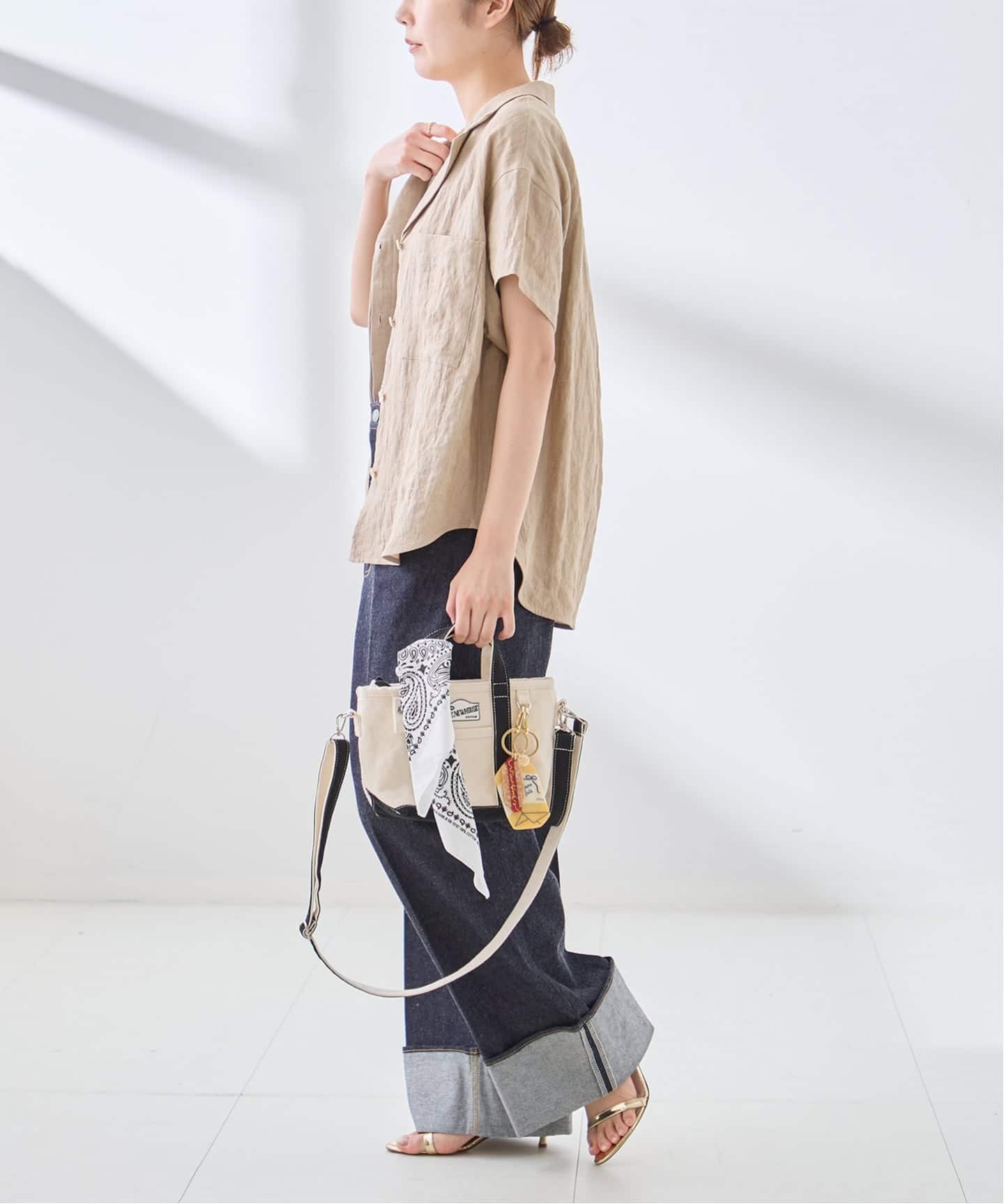 別注【THE NEWHOUSE】BABY LEON TOTE：トートバッグ（ショルダーバッグ