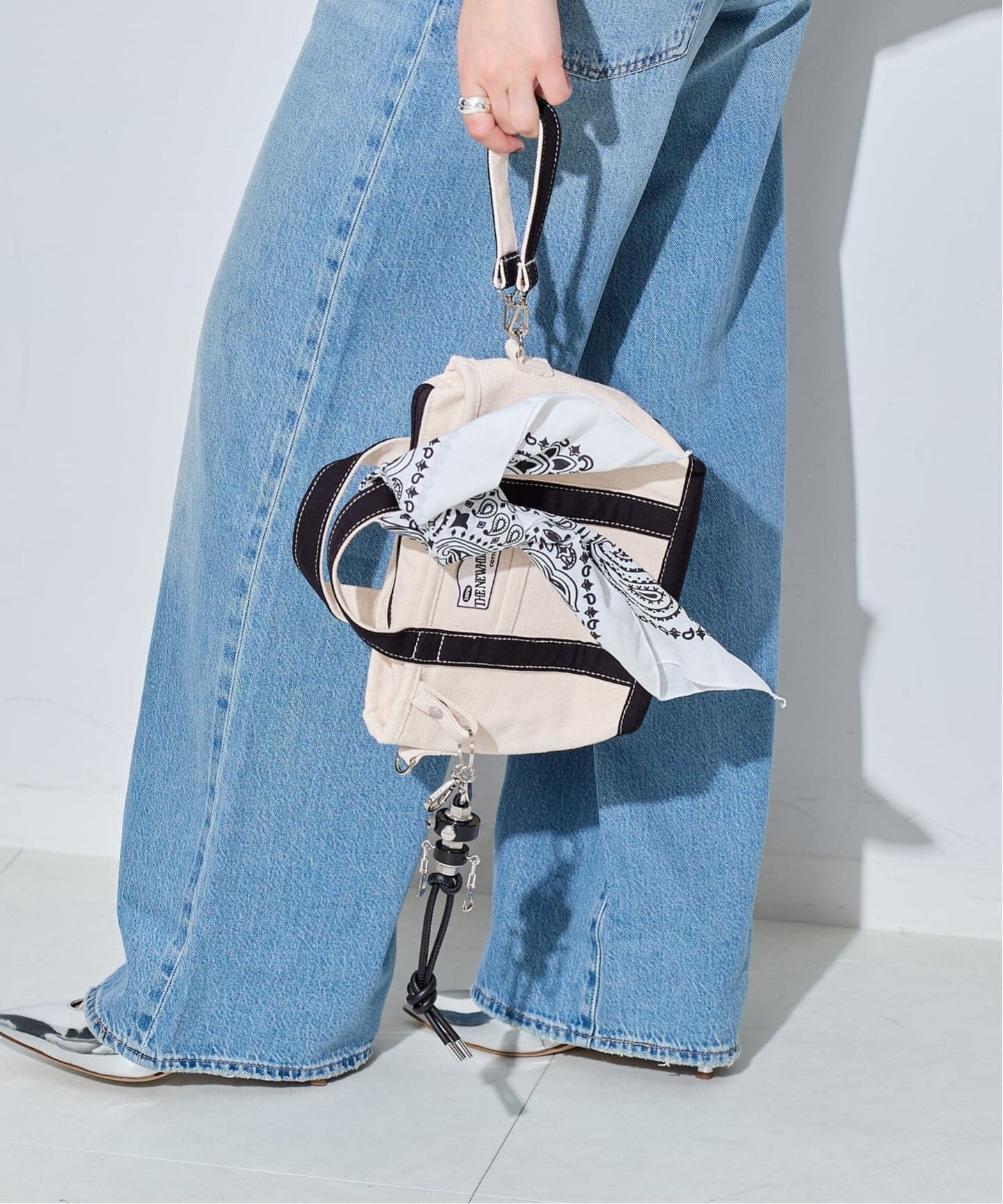 別注【THE NEWHOUSE】BABY LEON TOTE：トートバッグ（ショルダーバッグ