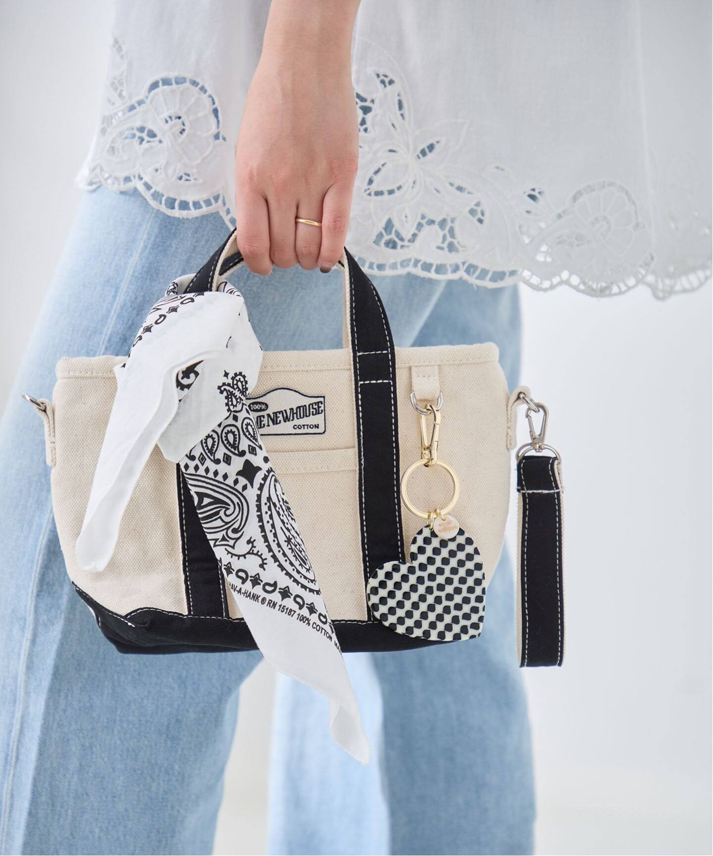 THE NEWHOUSE BABY LEON TOTE:トートバッグ 別注【THE NEWHOUSE】BABY LEON TOTE：トートバッグ（ショルダーバッグ