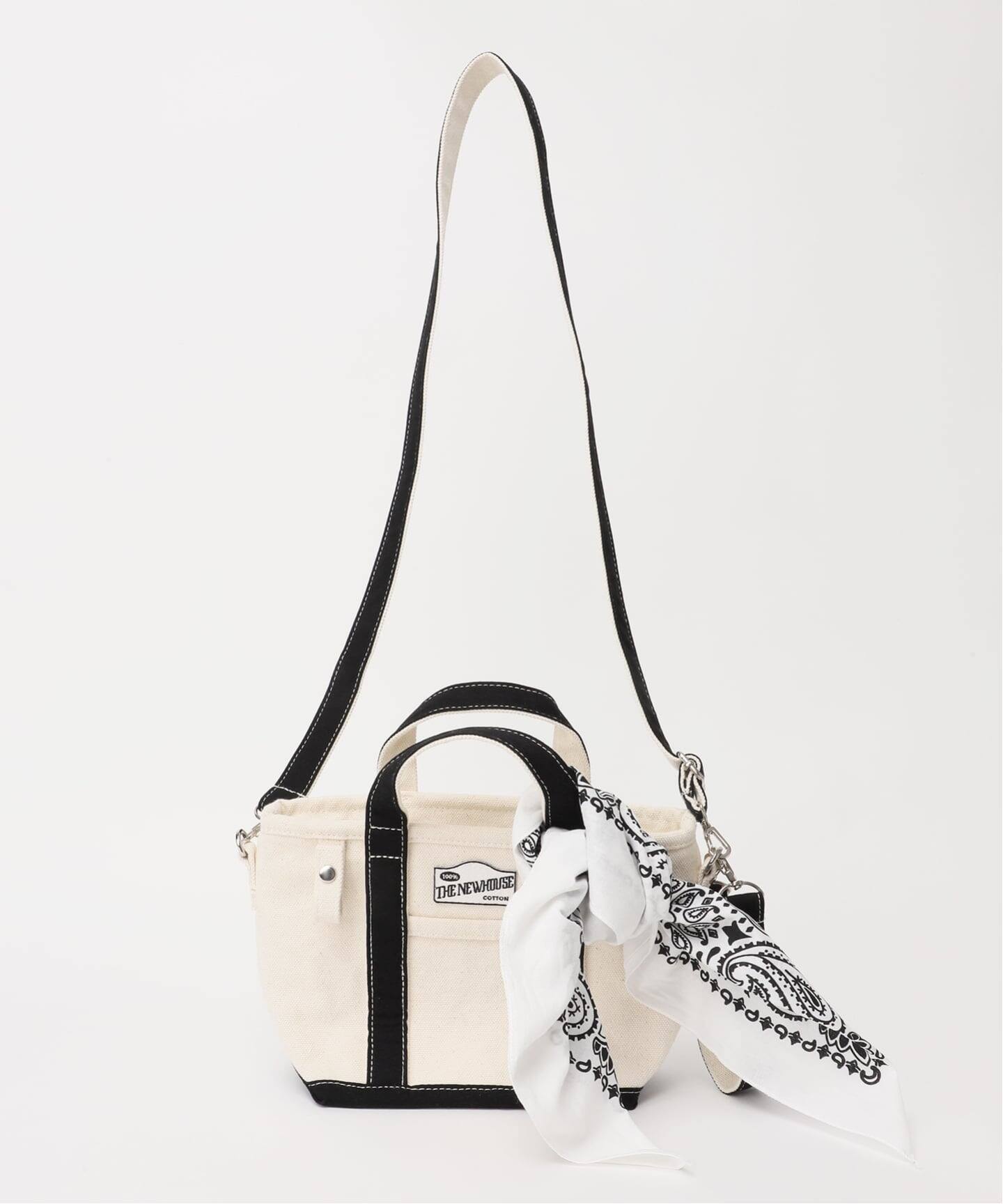 THE NEWHOUSE コットン　キャンバスミニトートバッグ 予約》別注【THE NEWHOUSE】BABY LEON TOTE：トートバッグ（ショルダー
