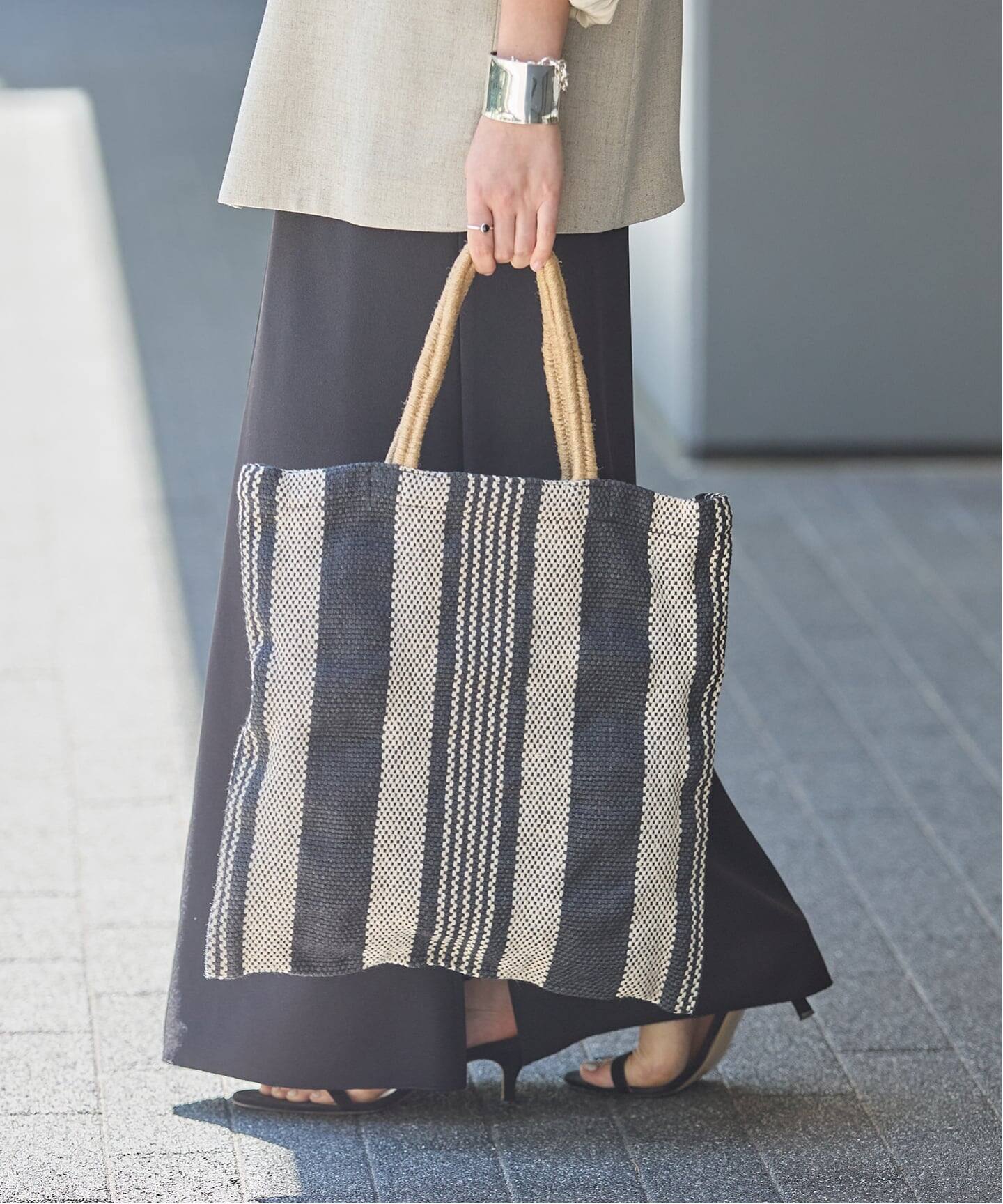 追加》MAISON BENGAL/メゾン ベンガル JUTE PORESH BAG トートバッグ 