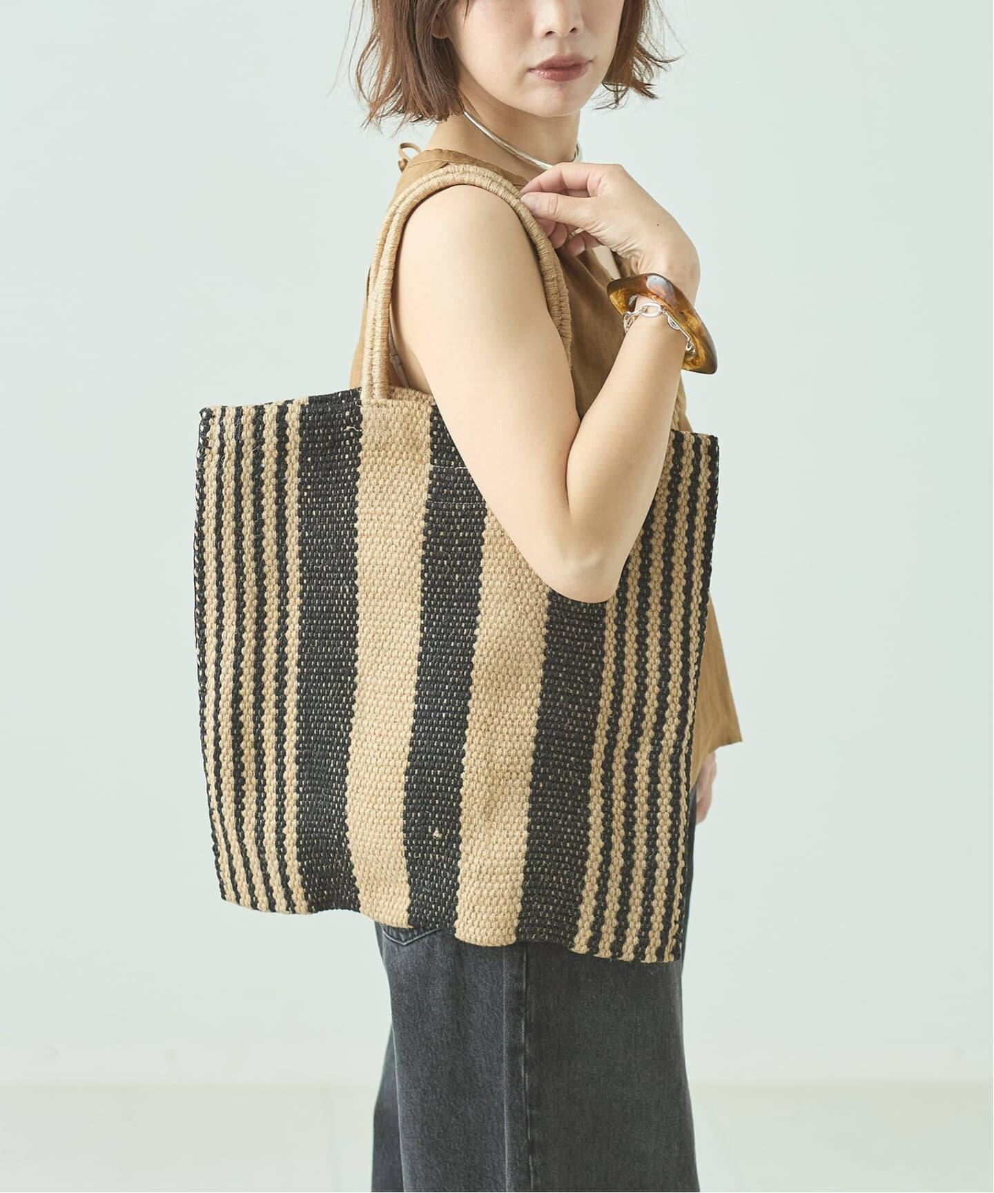 追加》MAISON BENGAL/メゾン ベンガル JUTE PORESH BAG トートバッグ 