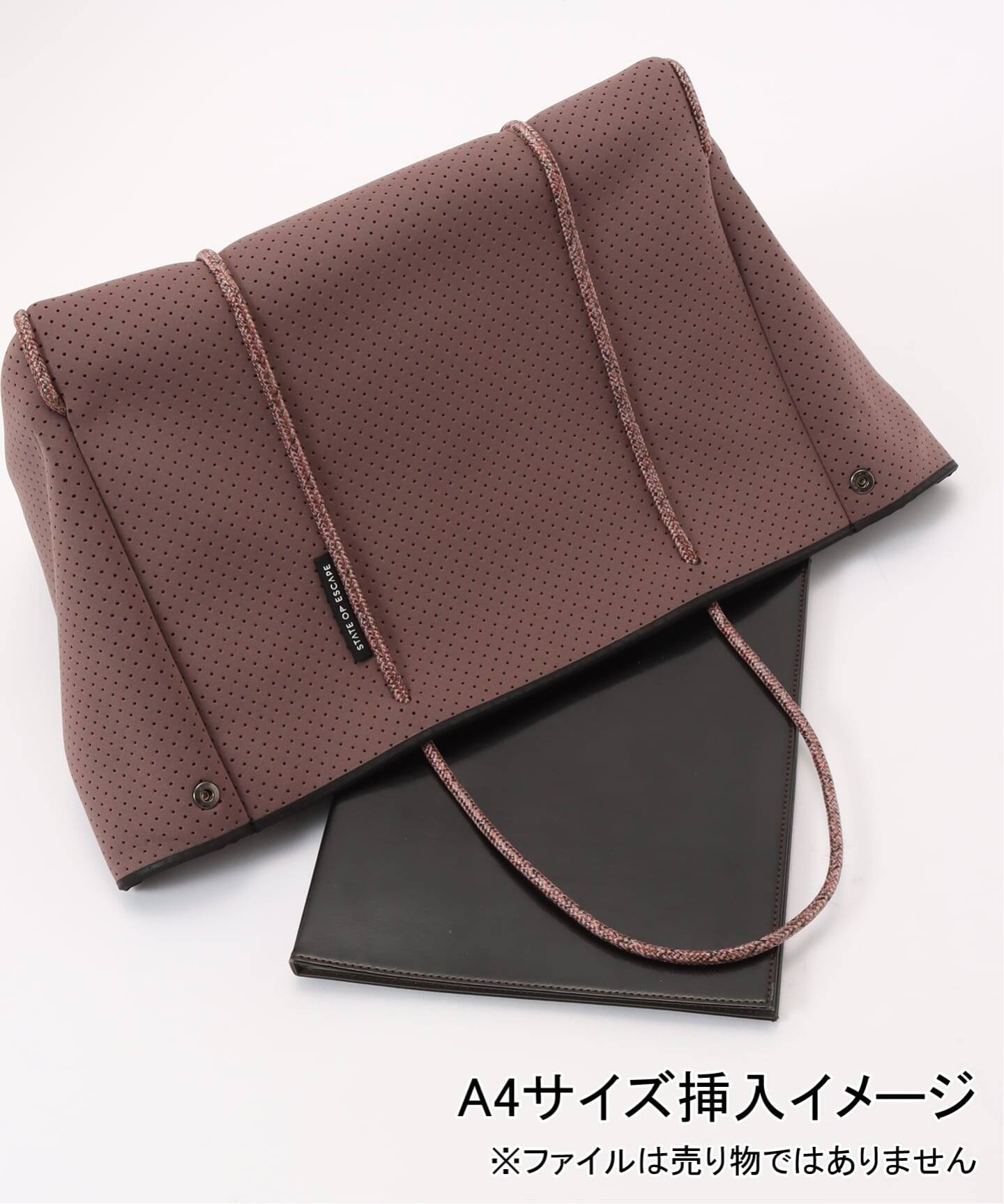 STATE OF ESCAPE/ステイト オブ エスケープ】ESCAPE TOTE(2TONE