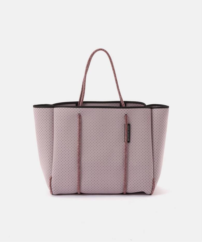 良品】STATE OF ESCAPE トートバッグ ダスティピンク 大容量 STATE OF