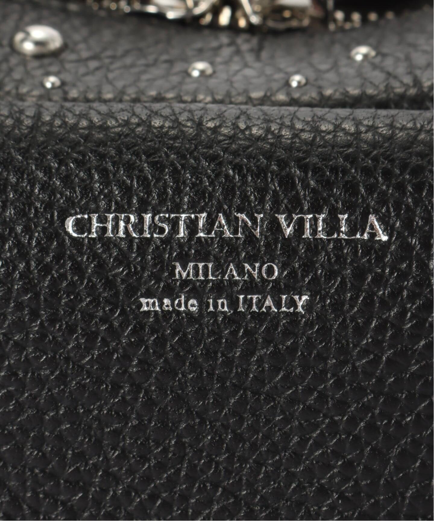 CHRISTIAN VILLA /クリスチャン ヴィラ】スタッズツキバゲットBAG