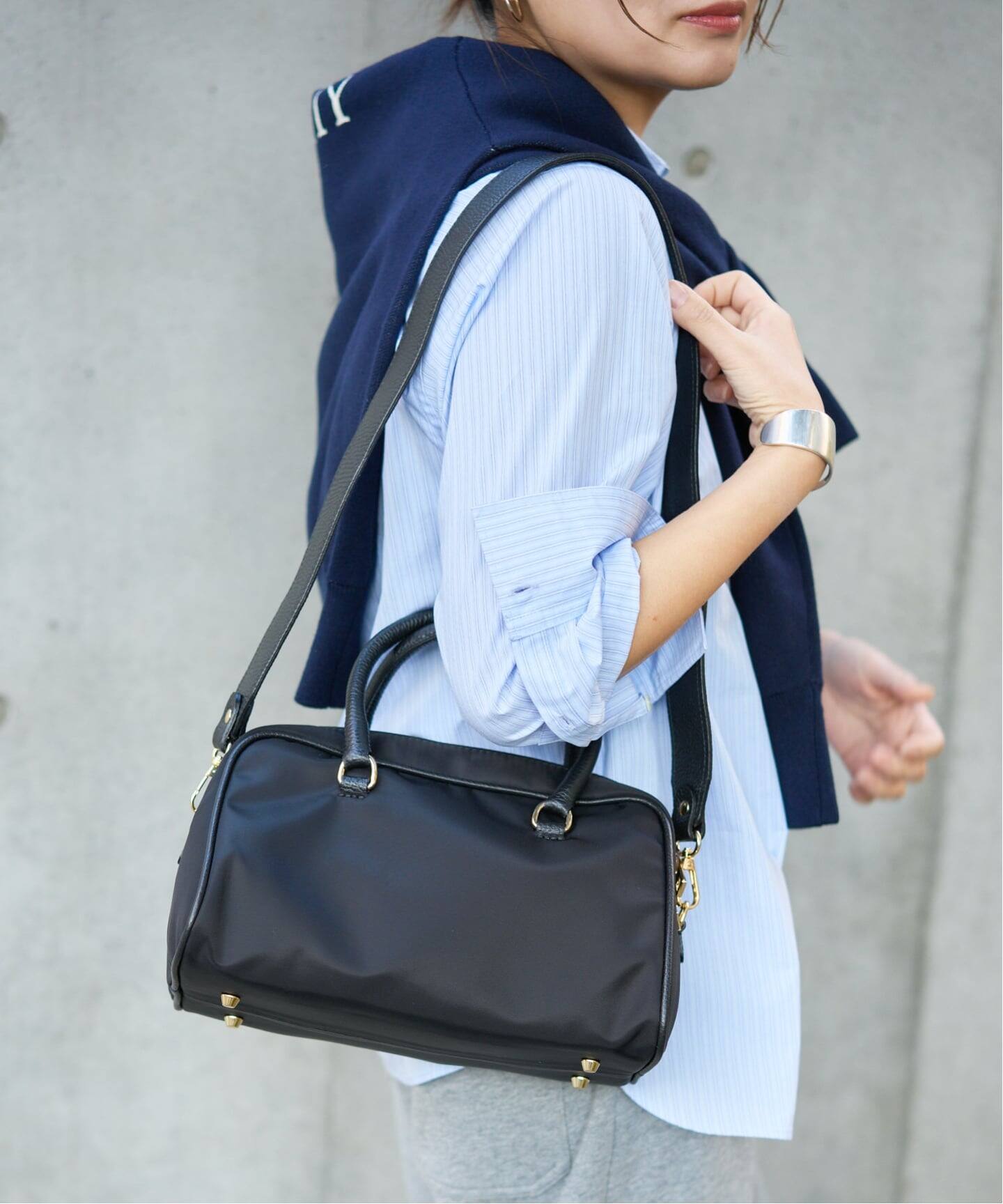 AULENTTI/オウレンティ】 NYLON BOSTON BAG（ボストンバッグ