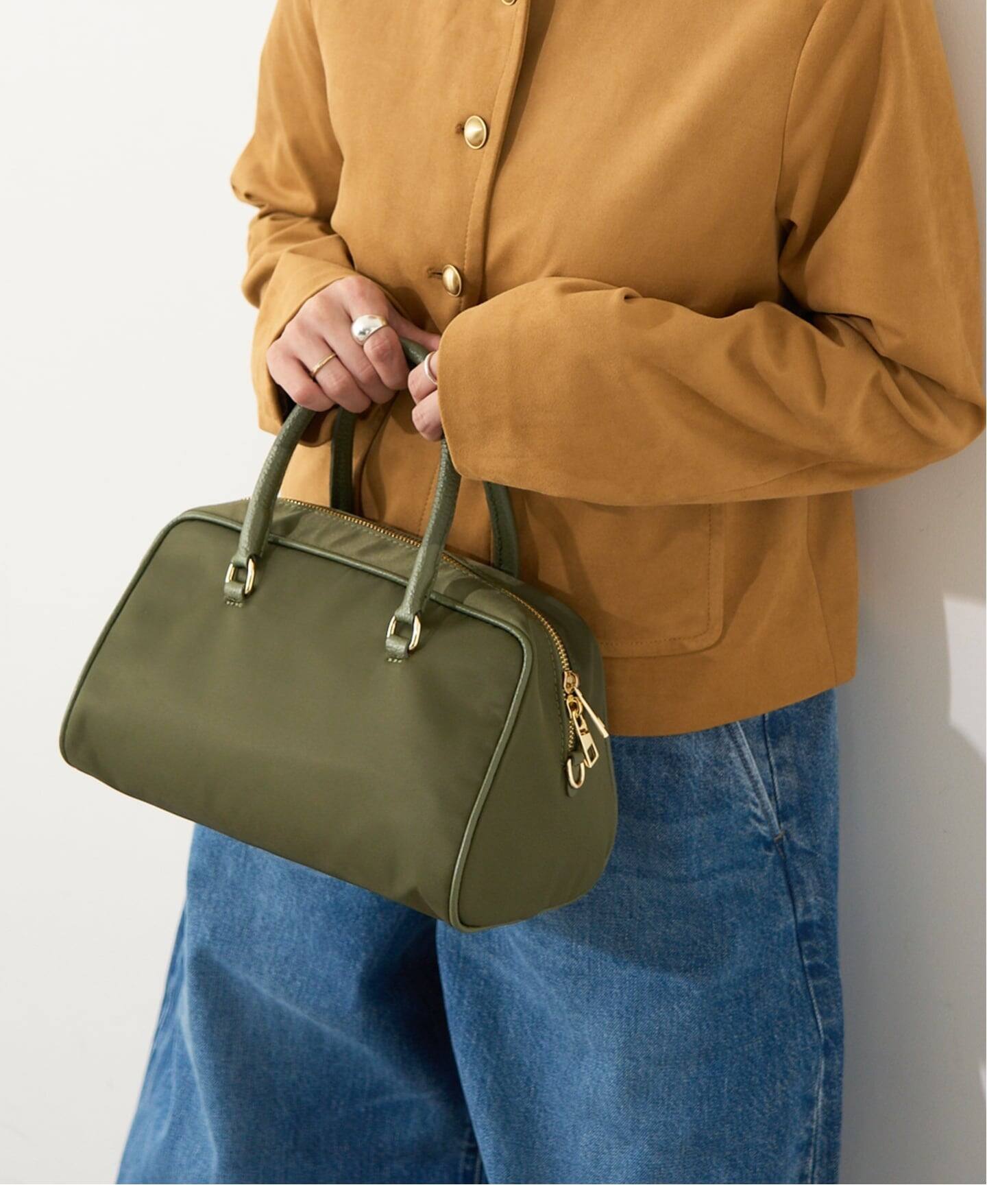 AULENTTI/オウレンティ】 NYLON BOSTON BAG（ボストンバッグ