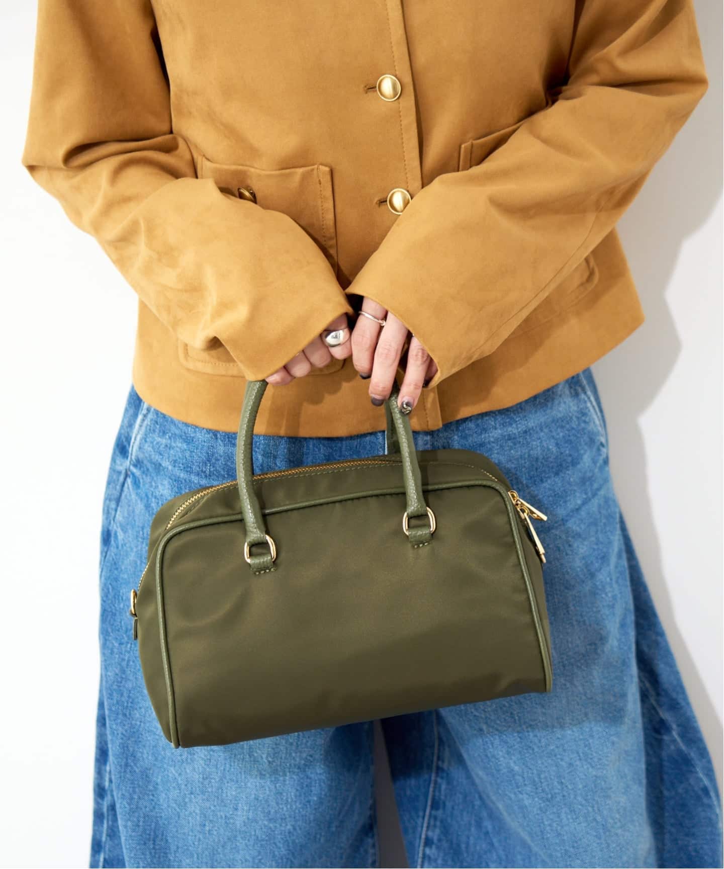 AULENTTI/オウレンティ】 NYLON BOSTON BAG（ボストンバッグ