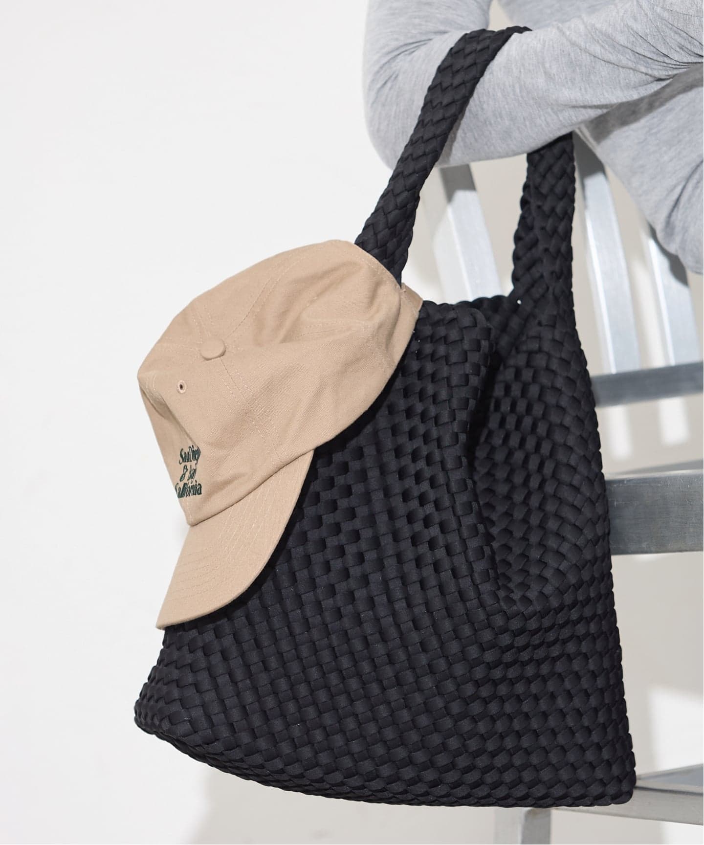 SOL and SELENE/ソル アンド セレーネ】WOVEN NEOPRENE（トートバッグ
