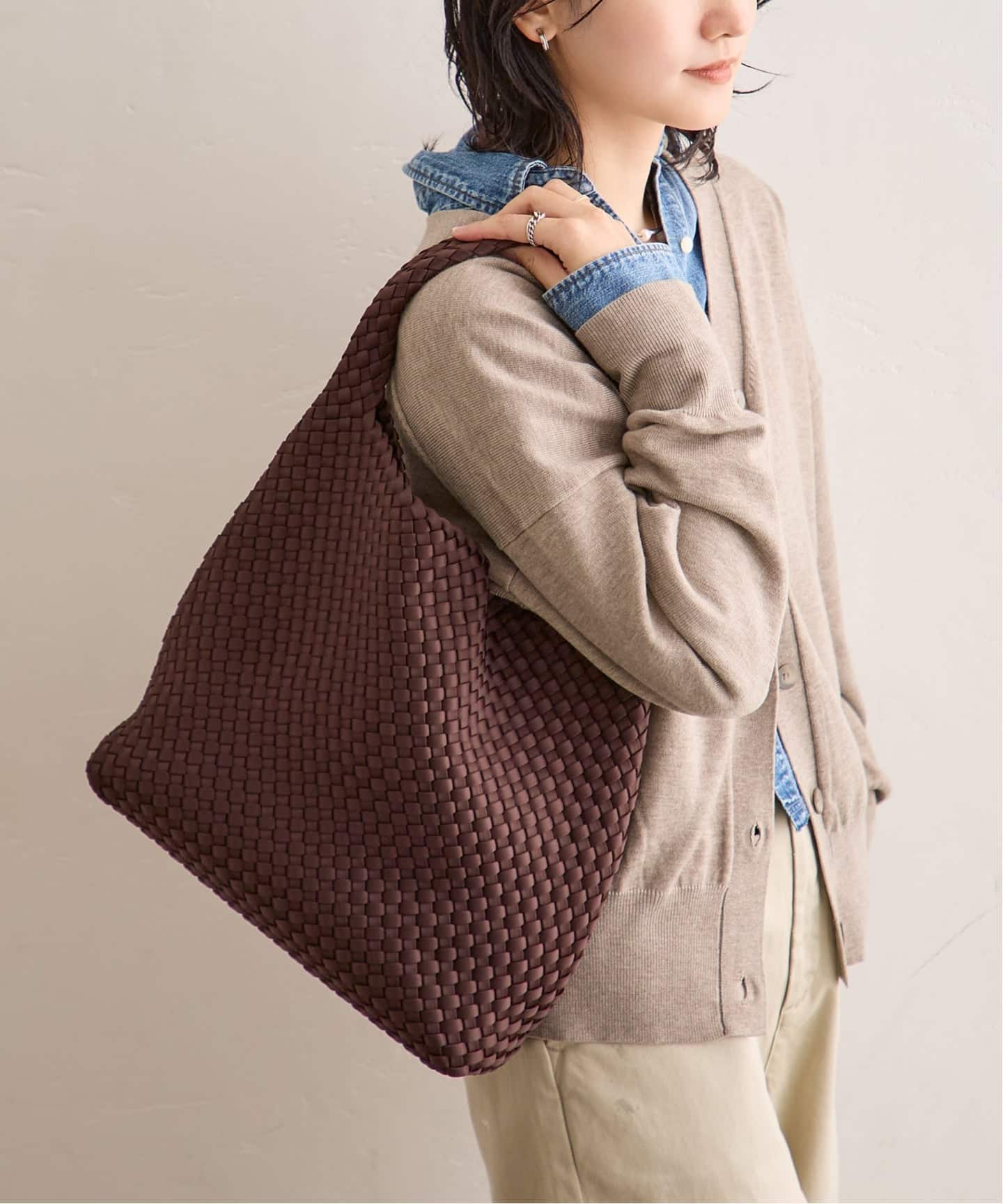 ジャーナルスタンダード【ソル アンド セレーネ】 SOL and SELENE/ソル アンド セレーネ】WOVEN NEOPRENE（トートバッグ