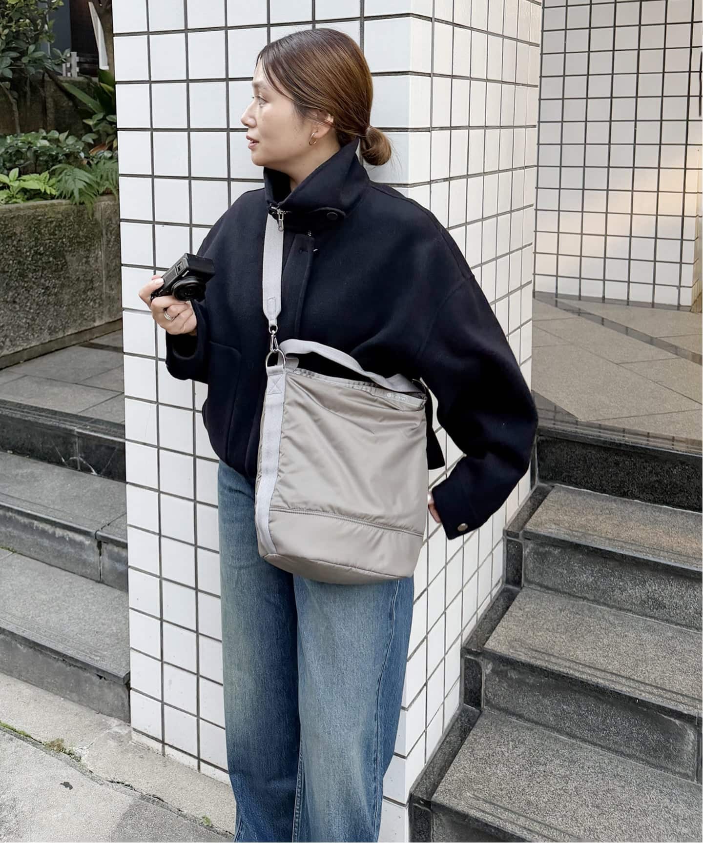 予約》別注【LeSportsac×JOURNAL STANDARD】CONVERTIBLE BUCKET BAG