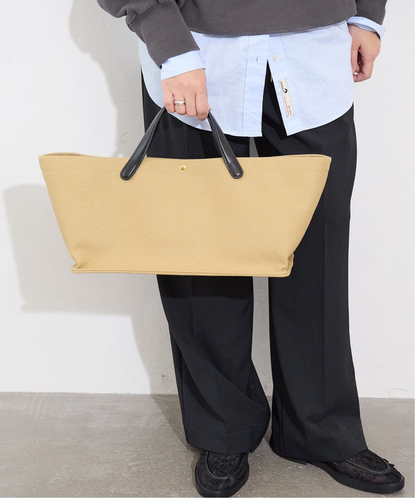 新品 ARTESANOS バケットキャンバスバッグジャーナルスタンダード □【ARTESANOS/アルテサノス】バゲットキャンバスBAG（ハンドバッグ