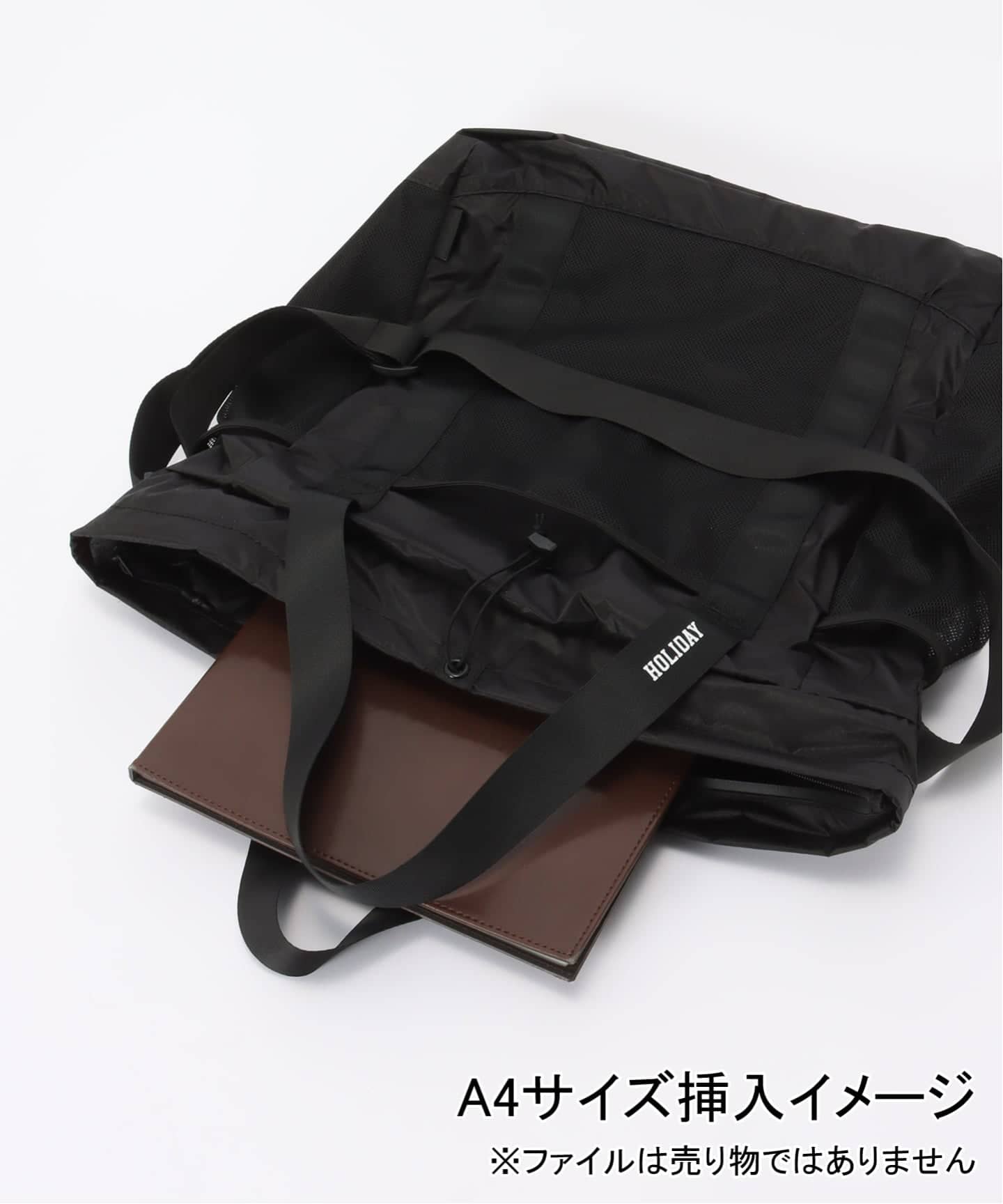 HOLIDAY/ホリデイ】 PACKABLE STRAP TOTE BAG（トートバッグ