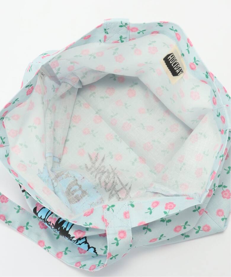 HOLIDAY/ホリデイ】FLOWER TOTE BAG(CIRCULATION)（トートバッグ 