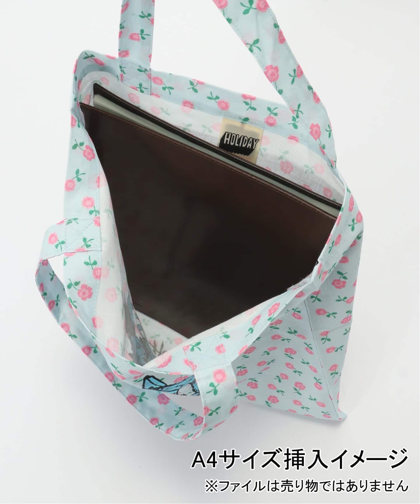 holiday FLOWER TOTE BAG（CIRCULATION） HOLIDAY/ホリデイ】FLOWER TOTE BAG(CIRCULATION)（トートバッグ