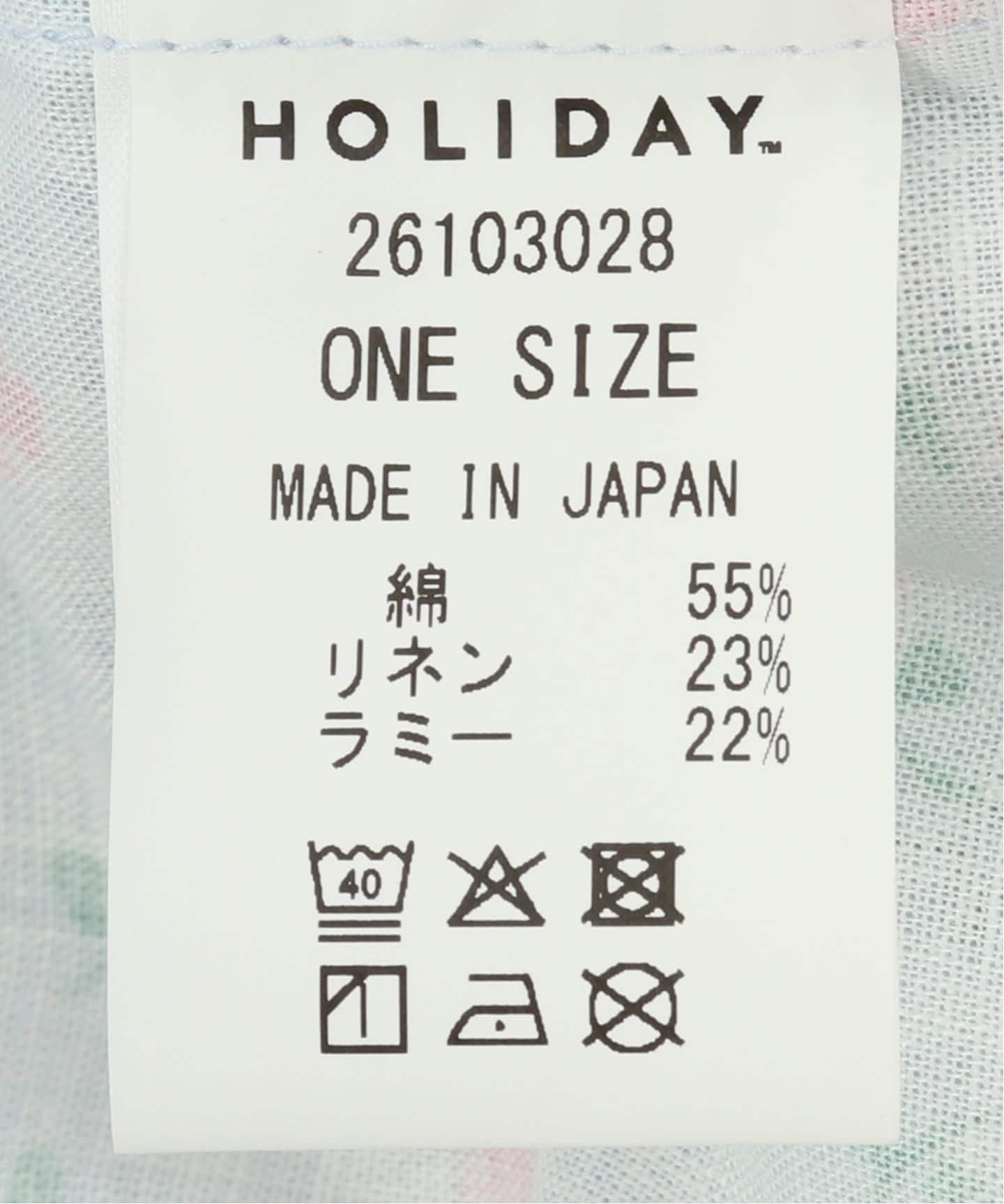 HOLIDAY/ホリデイ】FLOWER TOTE BAG(CIRCULATION)（トートバッグ