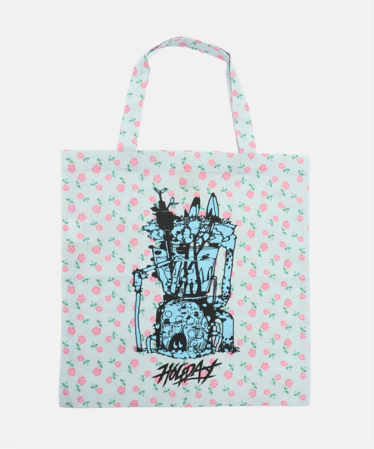 holiday FLOWER TOTE BAG（CIRCULATION） HOLIDAY/ホリデイ】FLOWER TOTE BAG(CIRCULATION)（トートバッグ