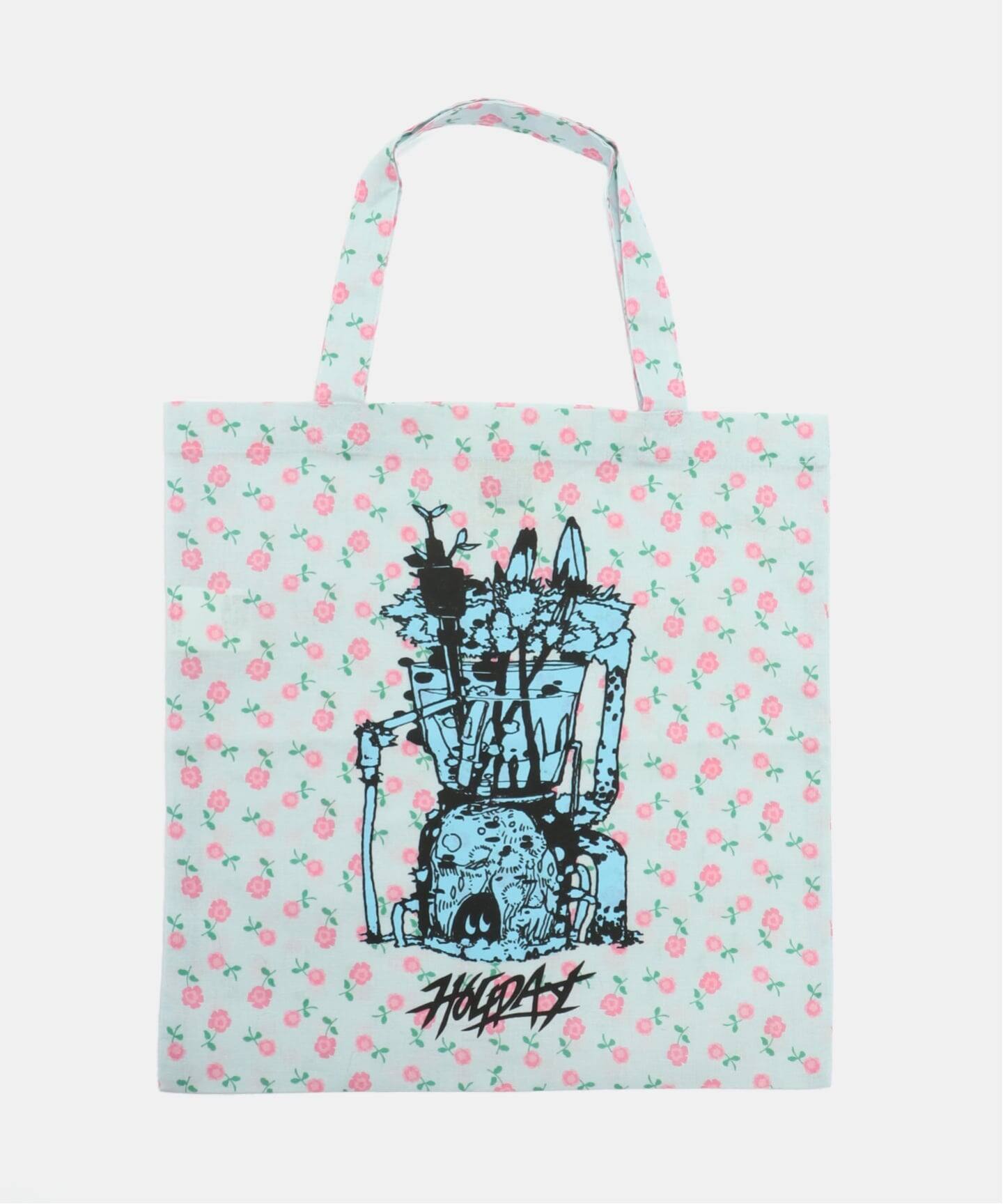 HOLIDAY/ホリデイ】FLOWER TOTE BAG(CIRCULATION)（トートバッグ 