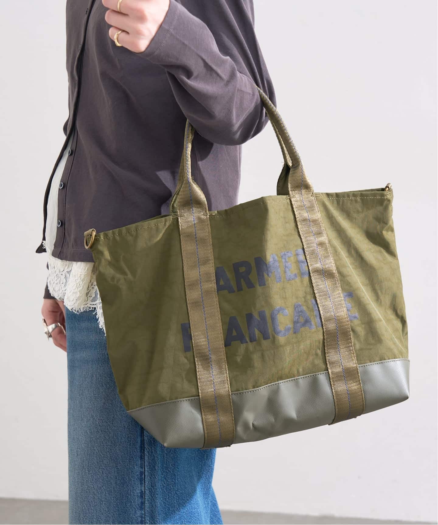 ジャーナルスタンダード LUCEBERルースバーmilitaryショルダーBAG 追加予約3》別注【LUCEBER/ルースバー】militaryショルダーBAG（トート