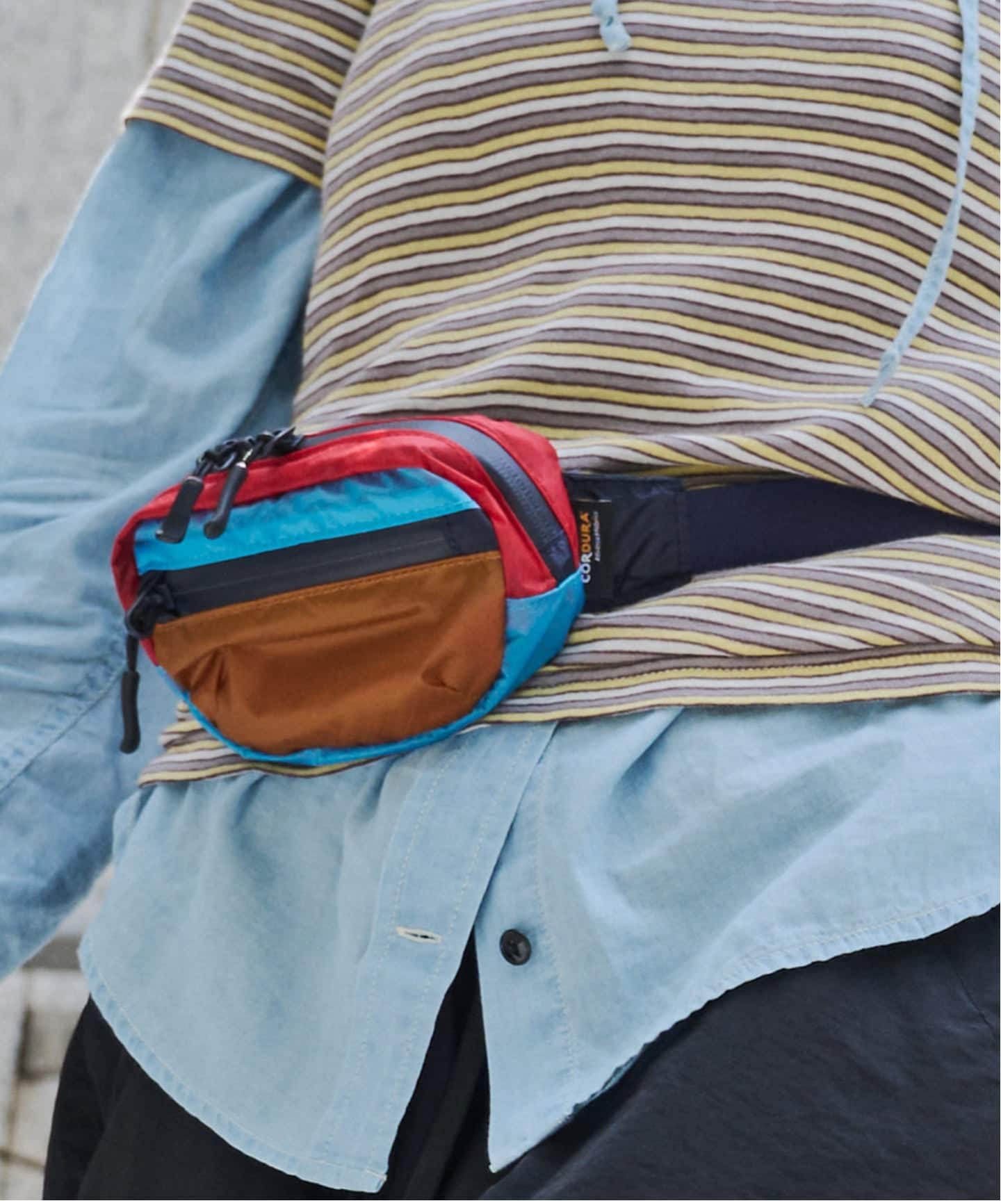 HOLIDAY/ホリデイ】PACKABLE MINI MINI WAIST BAG (CR（ウェストポーチ