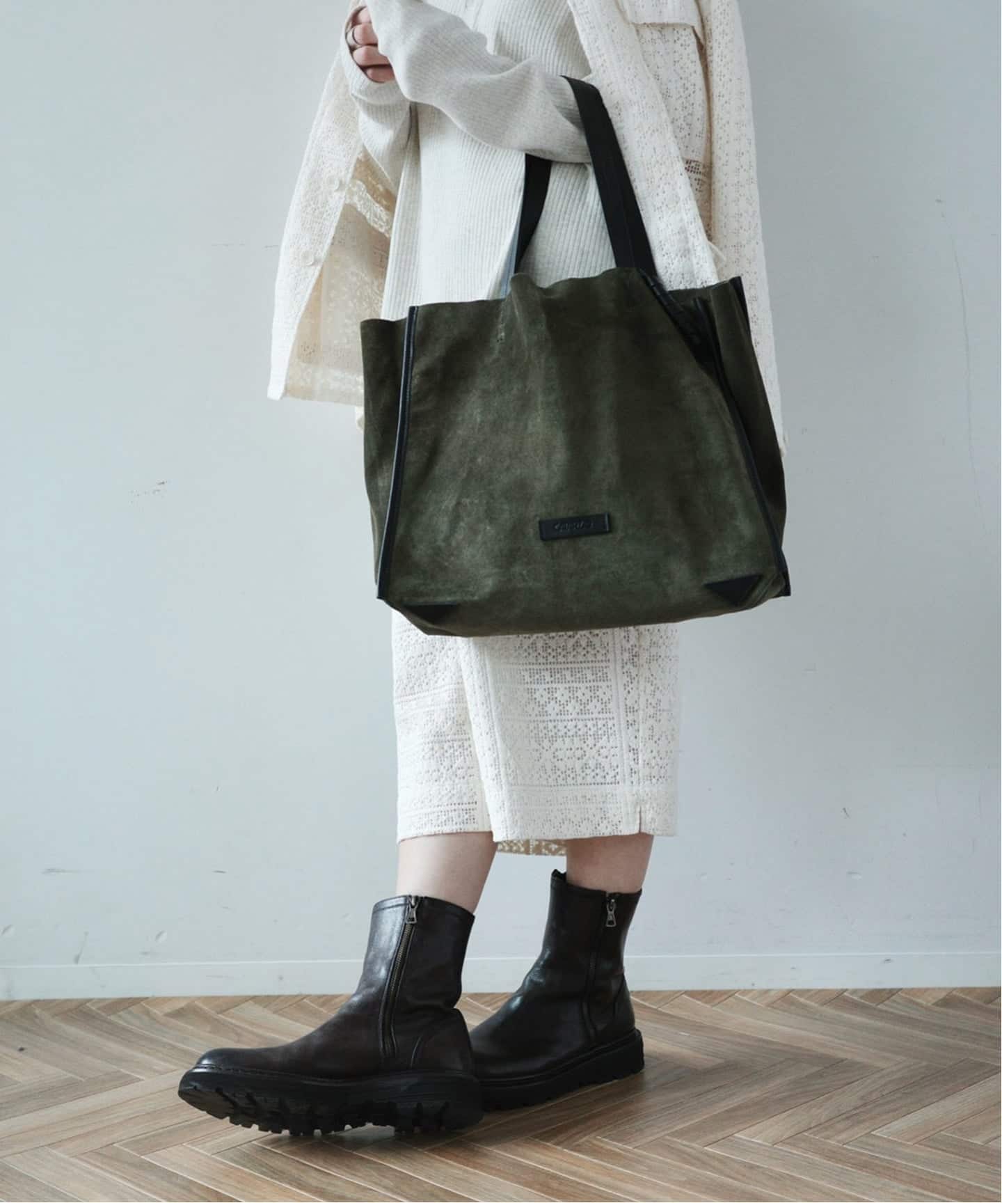 CATARZI】 SQUARE TOTE SWEDE（その他バッグ）｜journal standard luxe