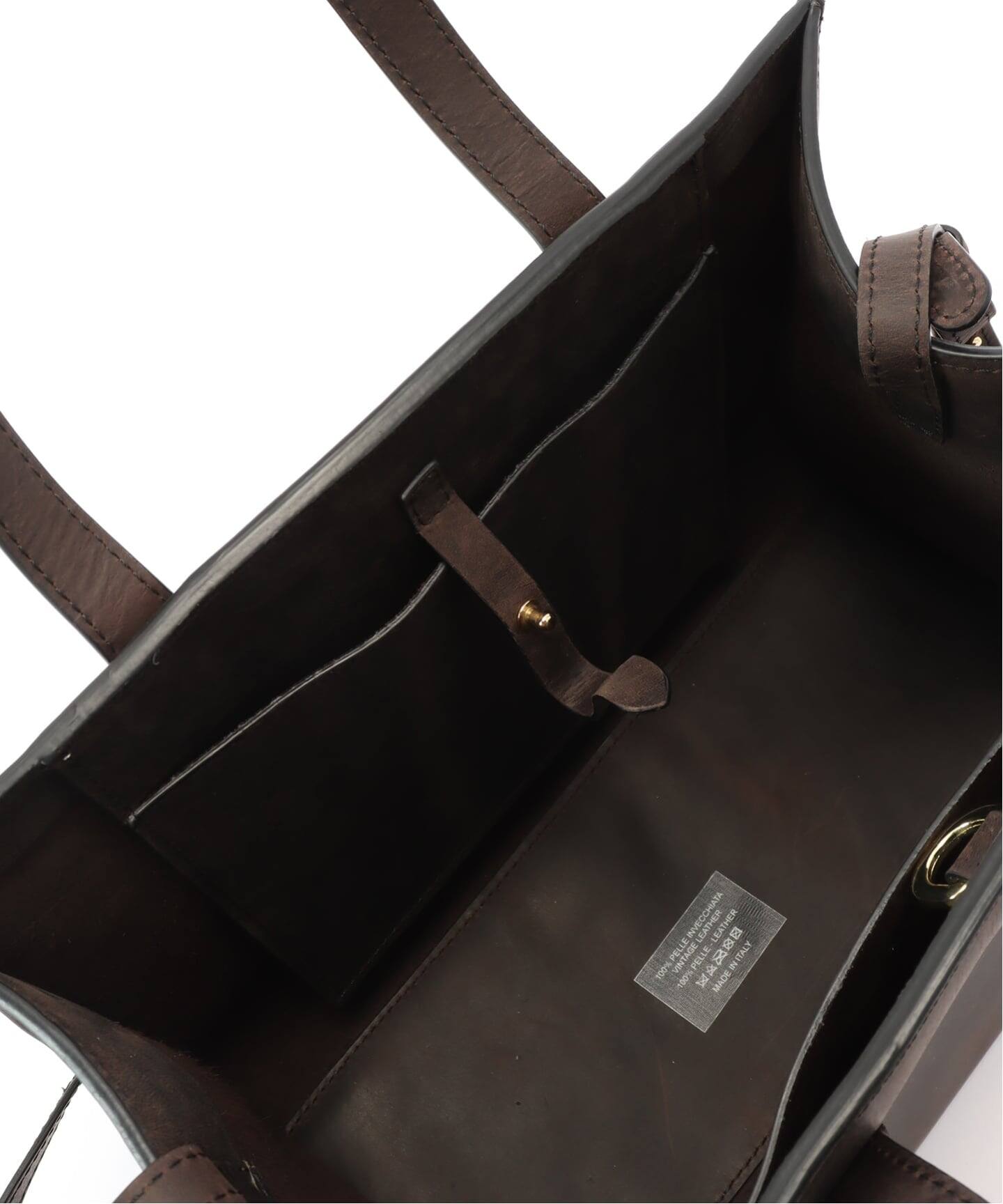 【journal standard luxe】CATARZIミニショルダー CATARZI 】 SQUARE LEATHER TOTE（トートバッグ）｜journal standard