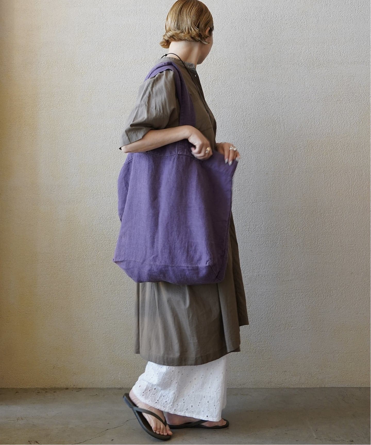 ジャーナルスタンダードCHARVET EDITIONS) LINEN TOTE CHARVET EDITIONS】 LINEN TOTE（トートバッグ）｜journal standard