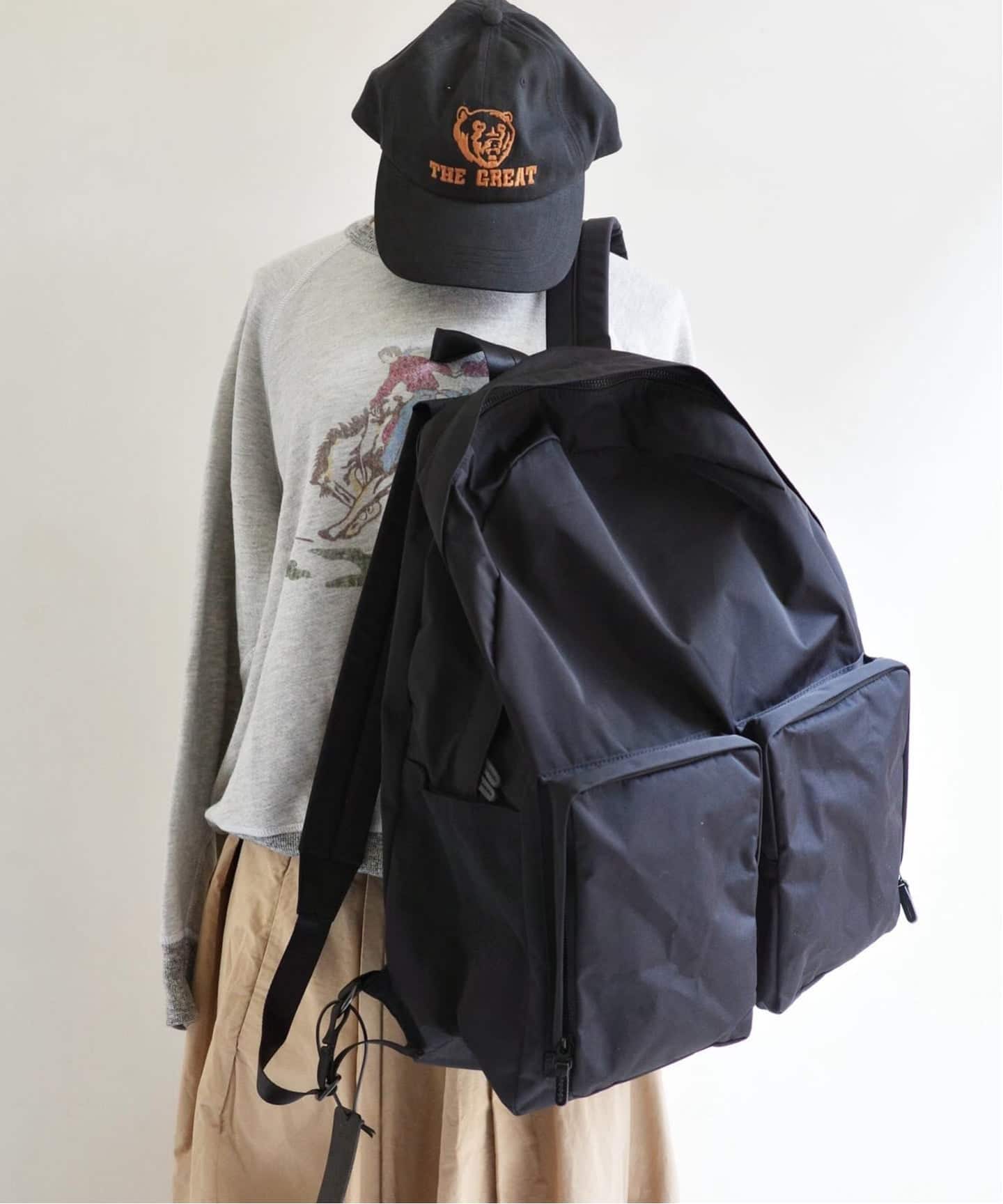 amiacalva】GABARDINE BACKPACK(L)（バックパック／リュック