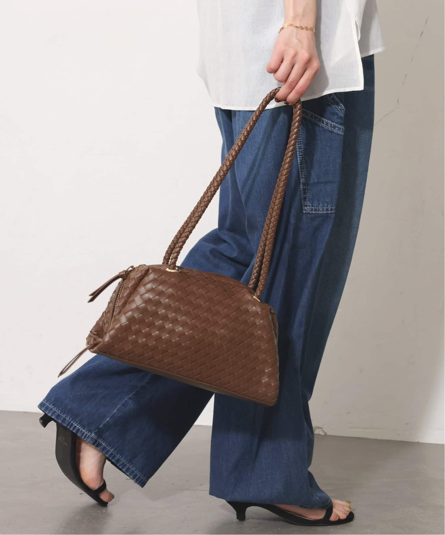 Chloe GOLF ボストンバッグ レザー ブラウン 予約》【URBAN EXPRESSIONS】 Chloe：ボストンバッグ（ボストンバッグ