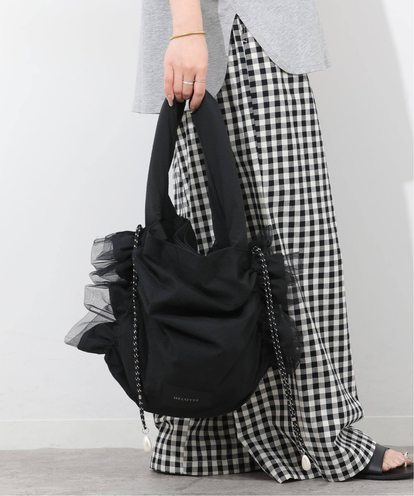 HELOYSE/エロイーズ】 candy tulle tote：トートバッグ（トートバッグ 