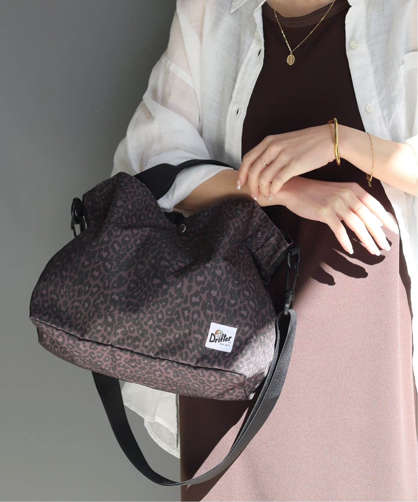 WEB限定追加予約3》【Drifter/ドリフター】CARRY ALL BAG レオパード