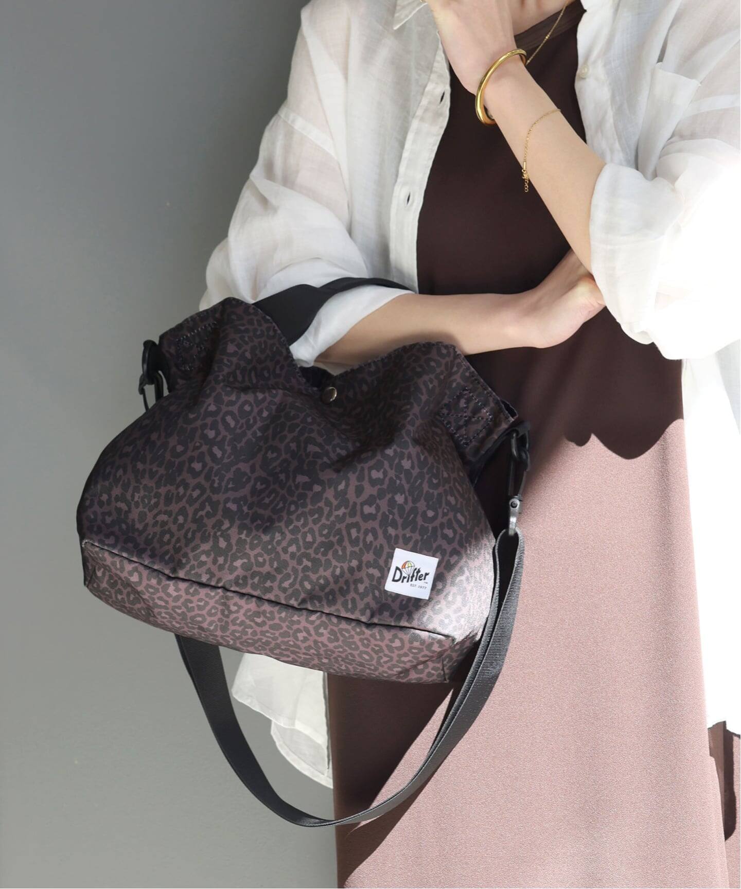 WEB限定追加予約3》【Drifter/ドリフター】CARRY ALL BAG レオパード 